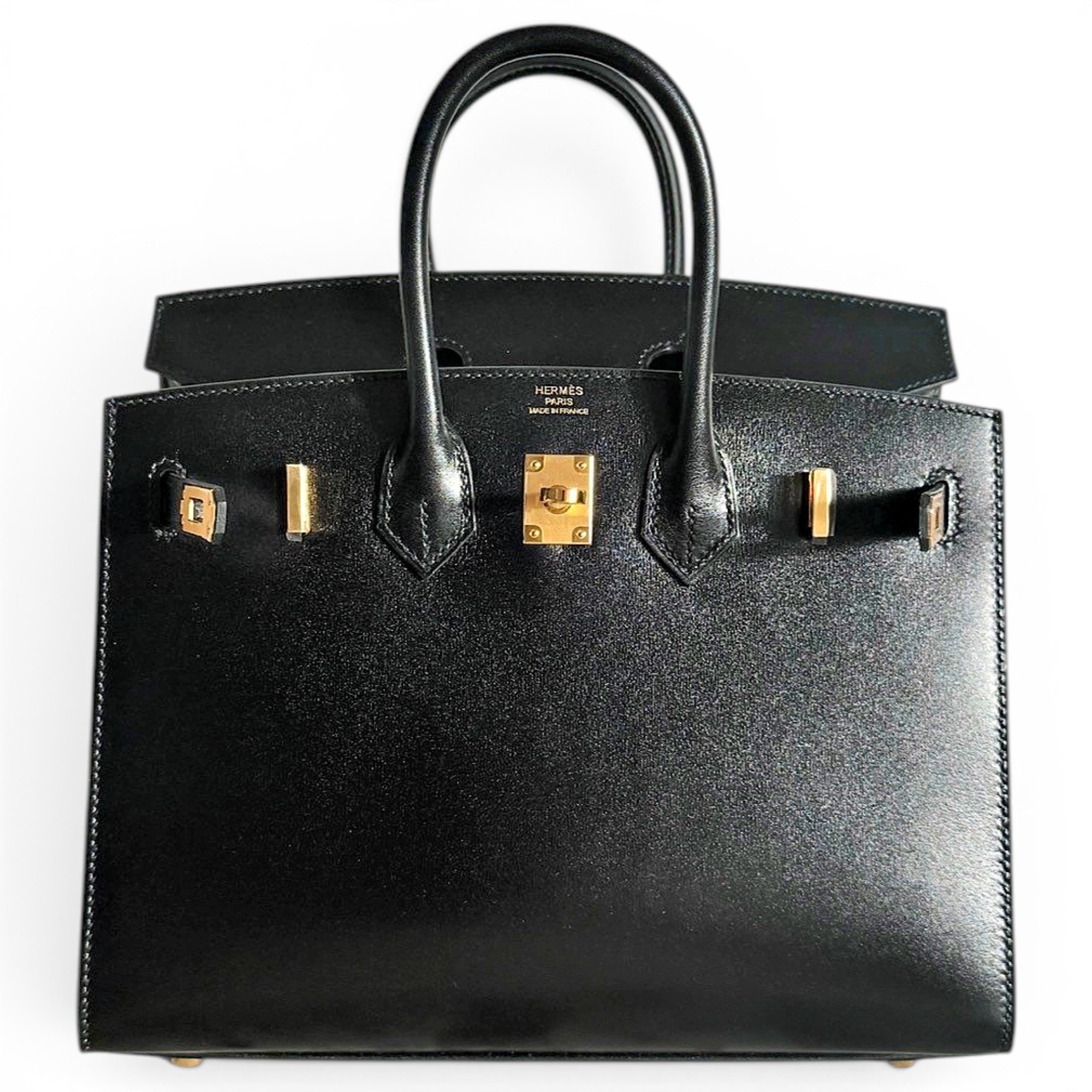 Birkin 25 leather handbag