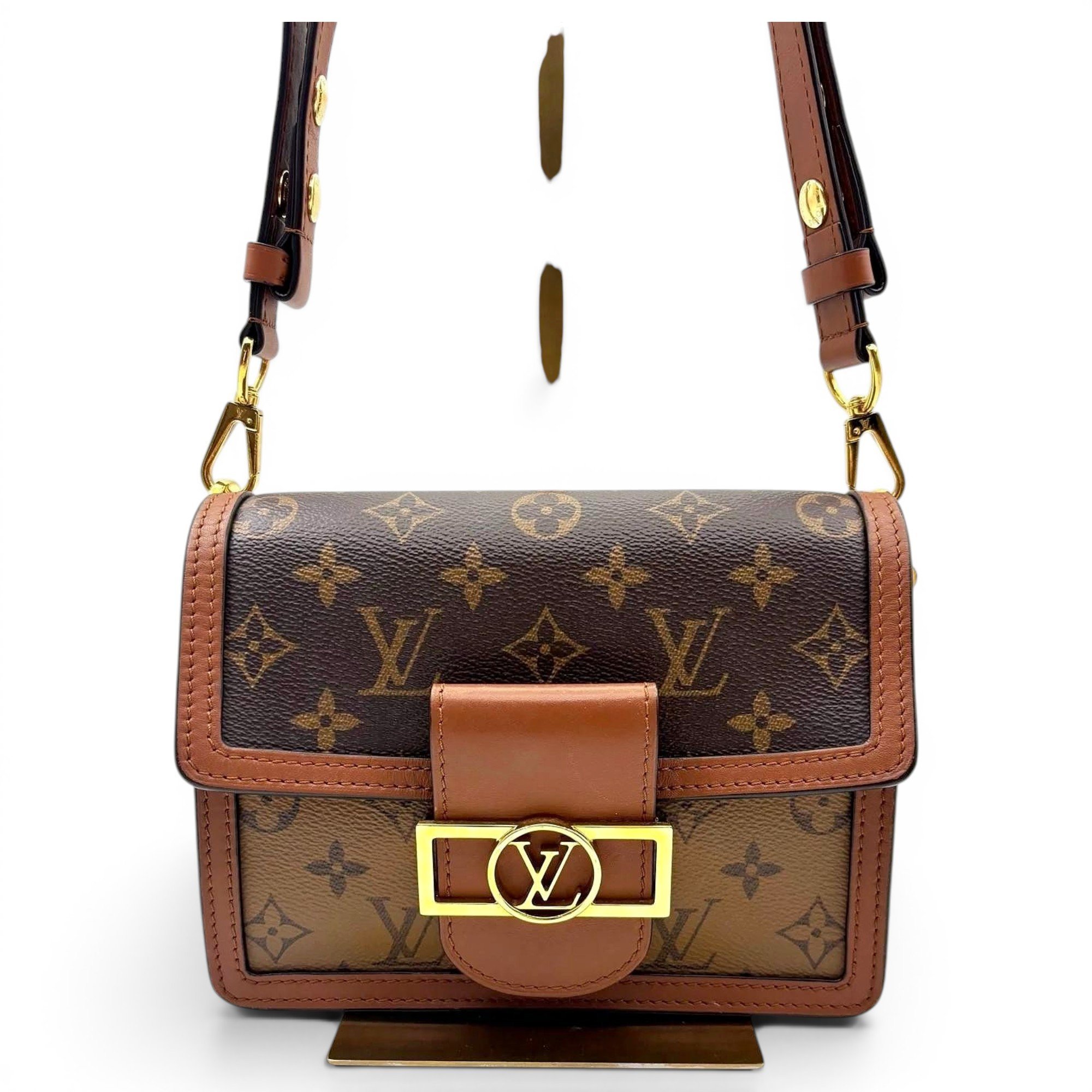Dauphine Mini leather handbag