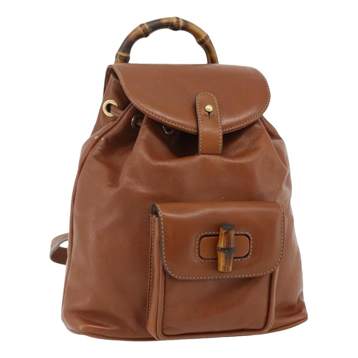 Leather backpack