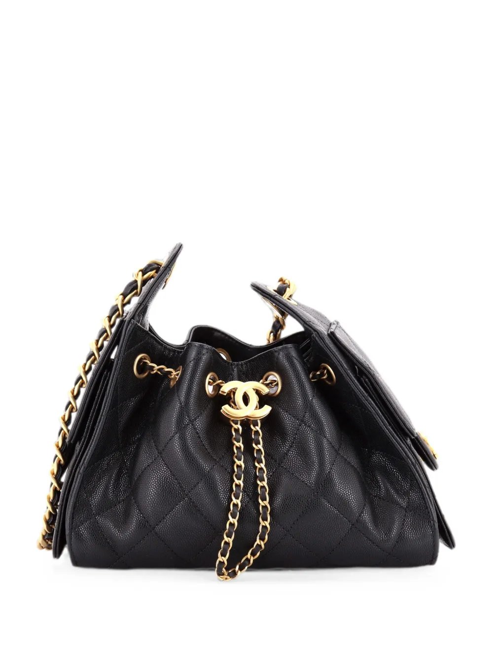 25 Quilted Caviar Mini hobo bag