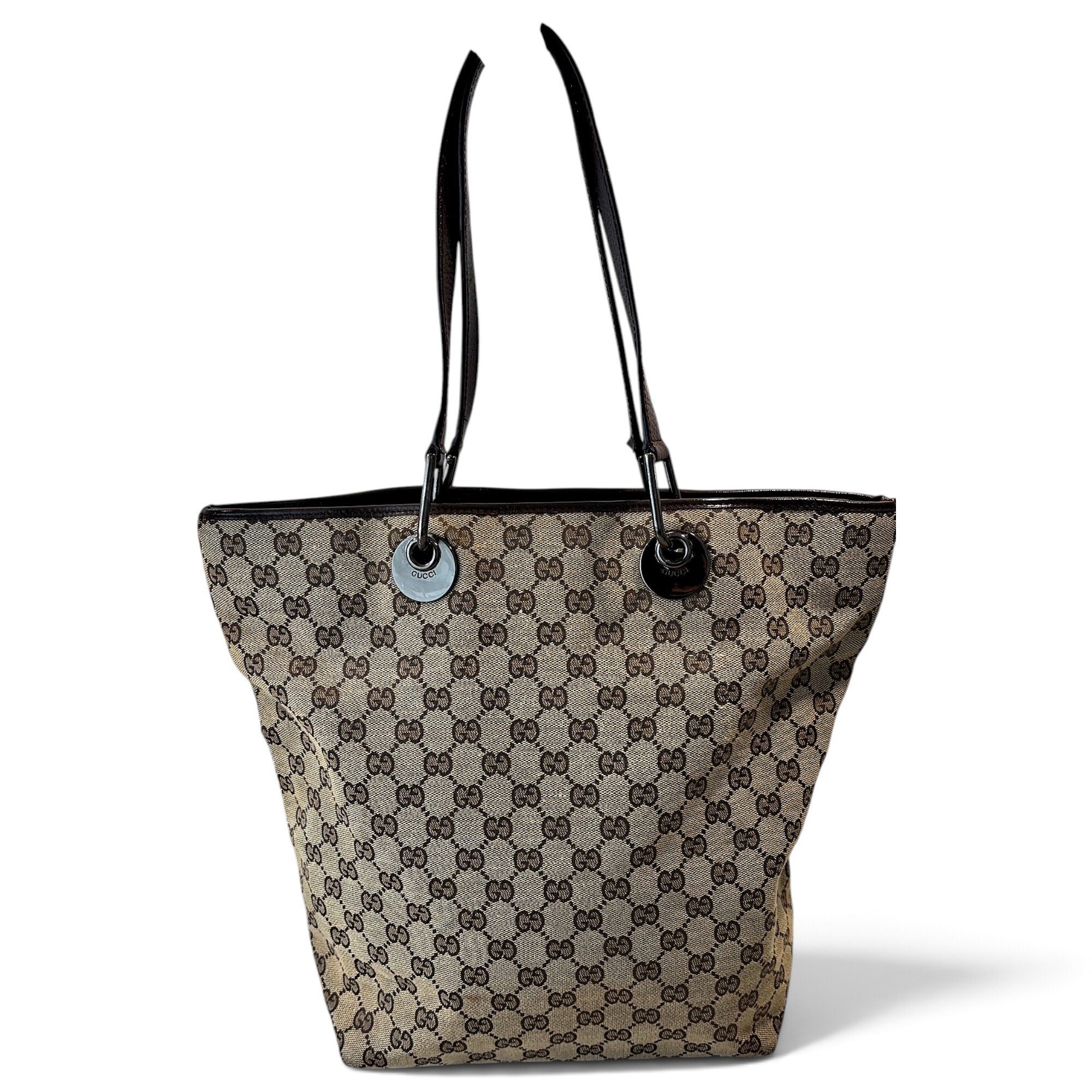 Eclipse leather tote
