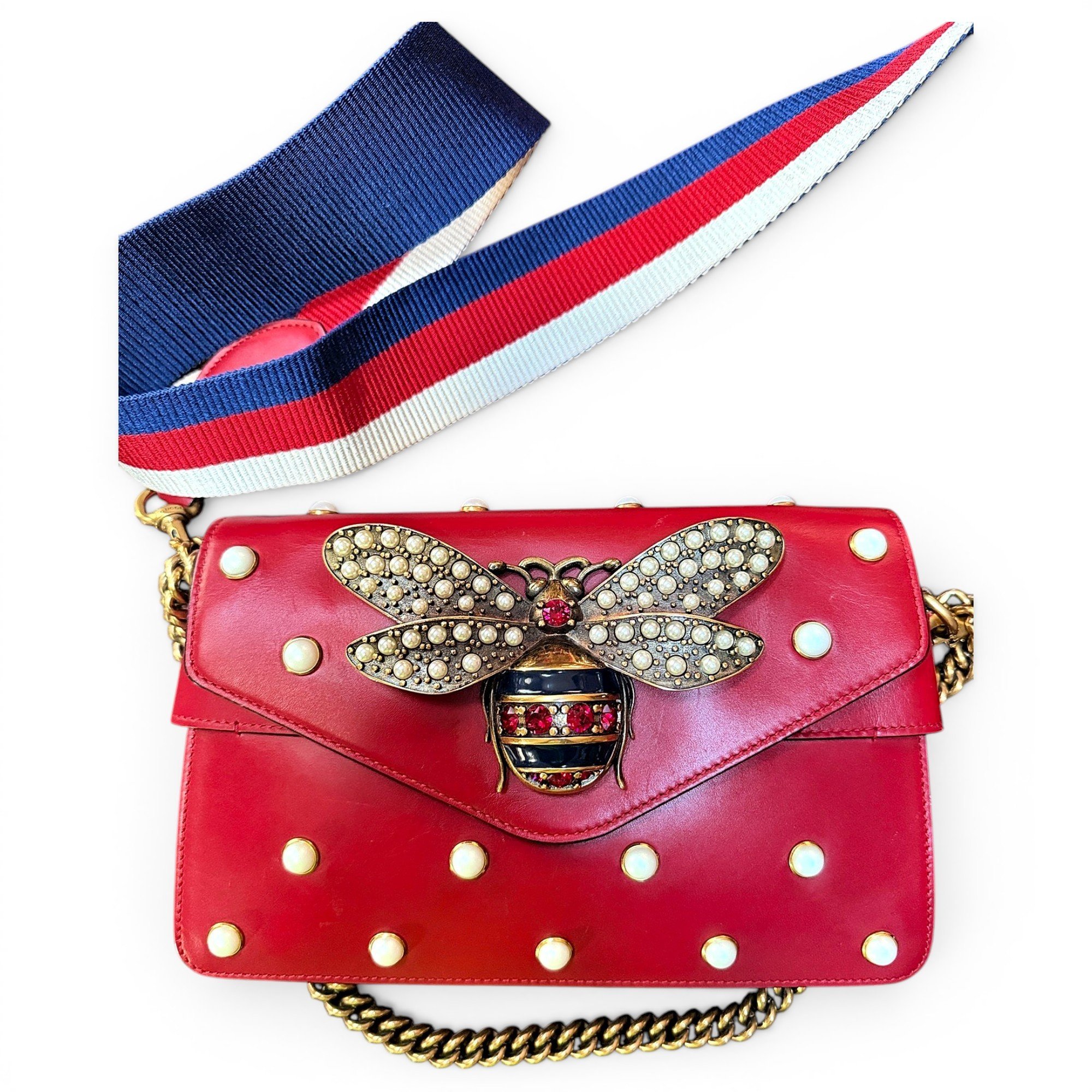 Queen Margaret leather crossbody bag