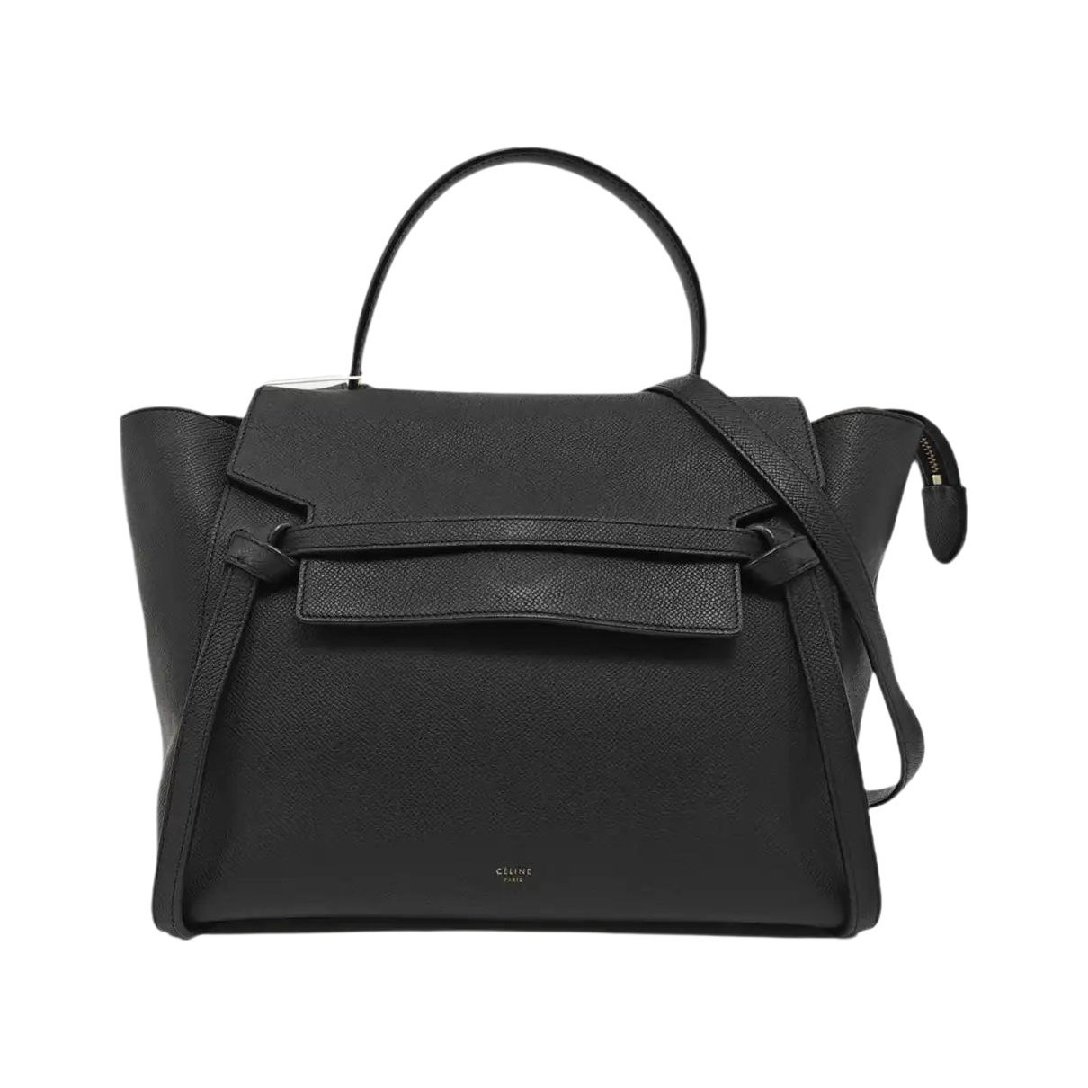 Belt leather handbag