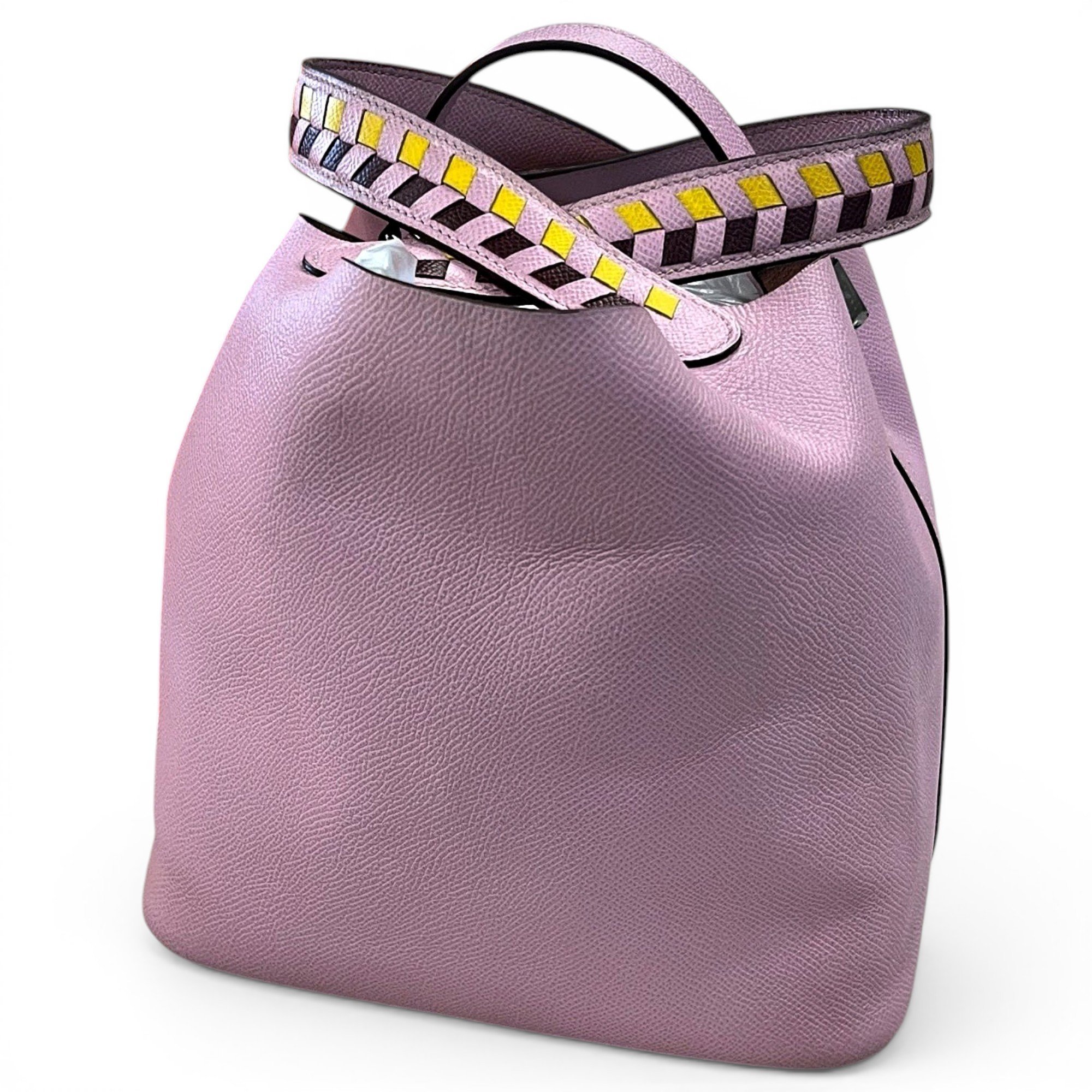 Picotin leather tote