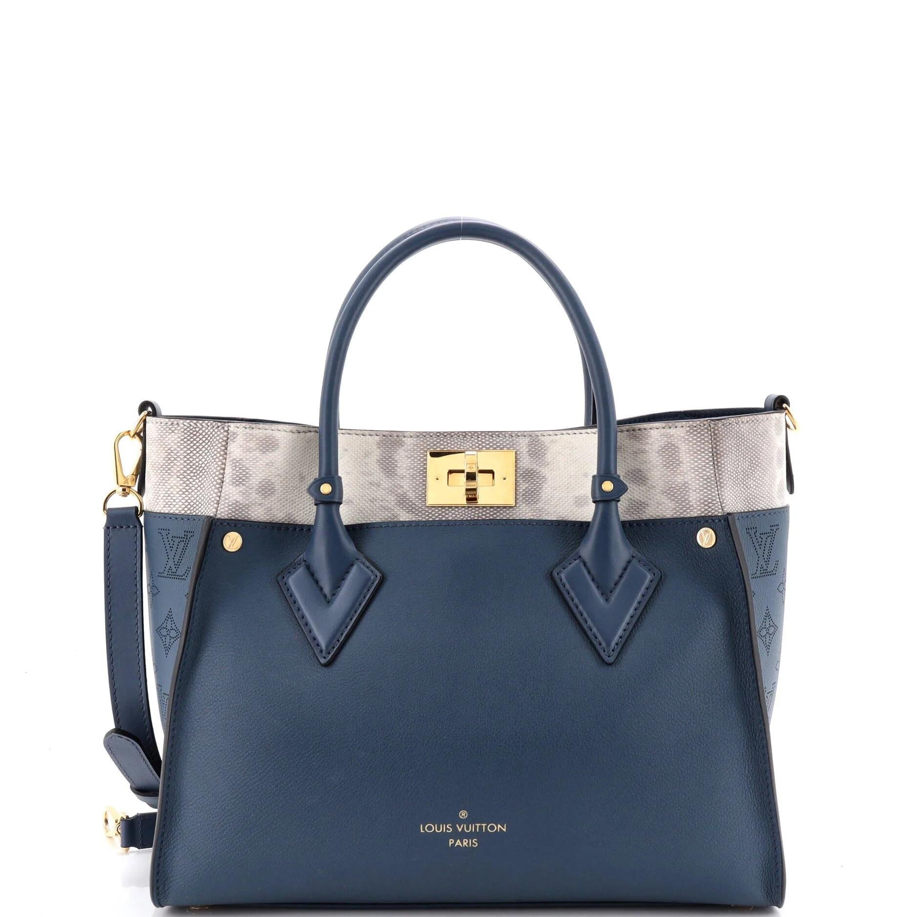 Exotic leathers tote