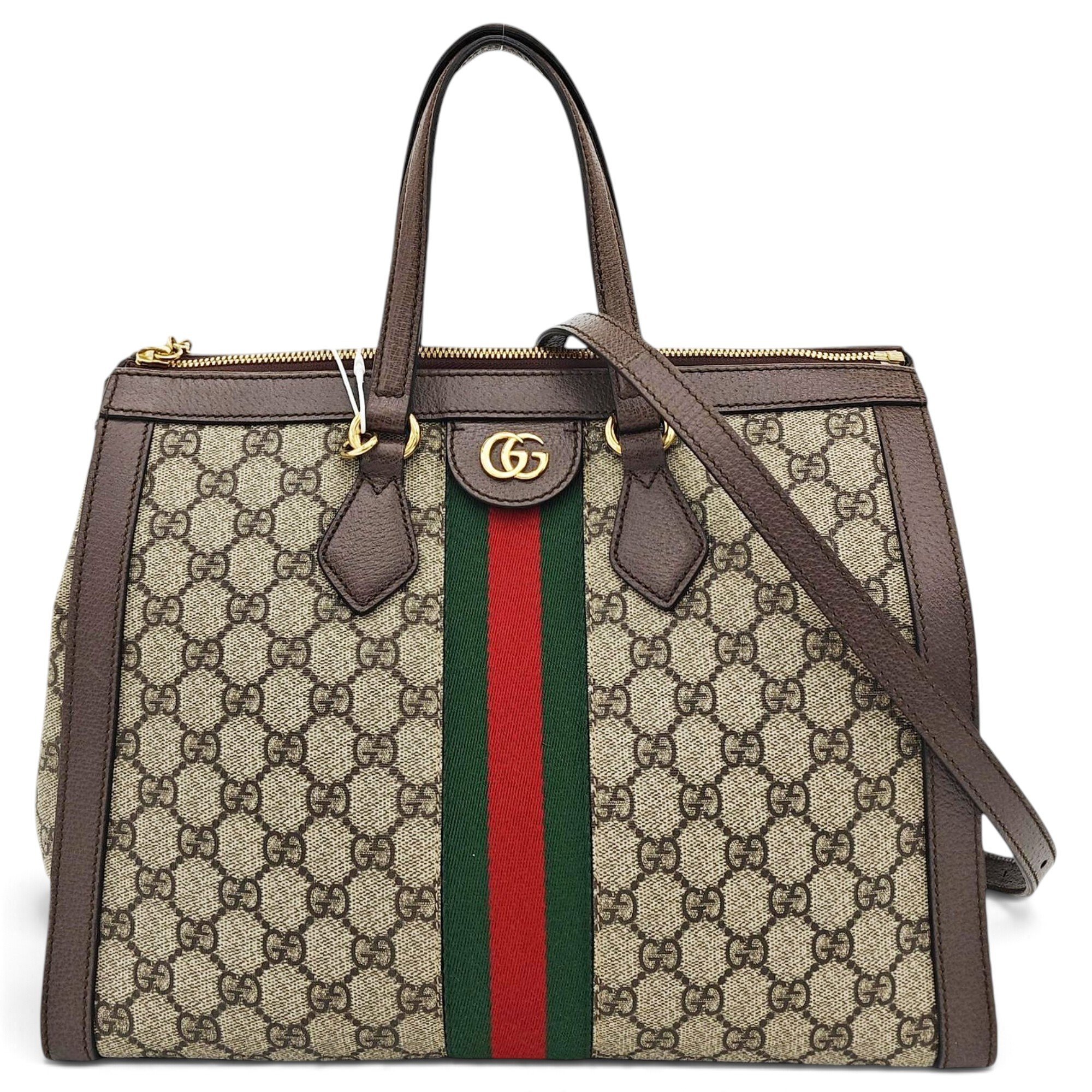 Ophidia Top Handle cloth handbag