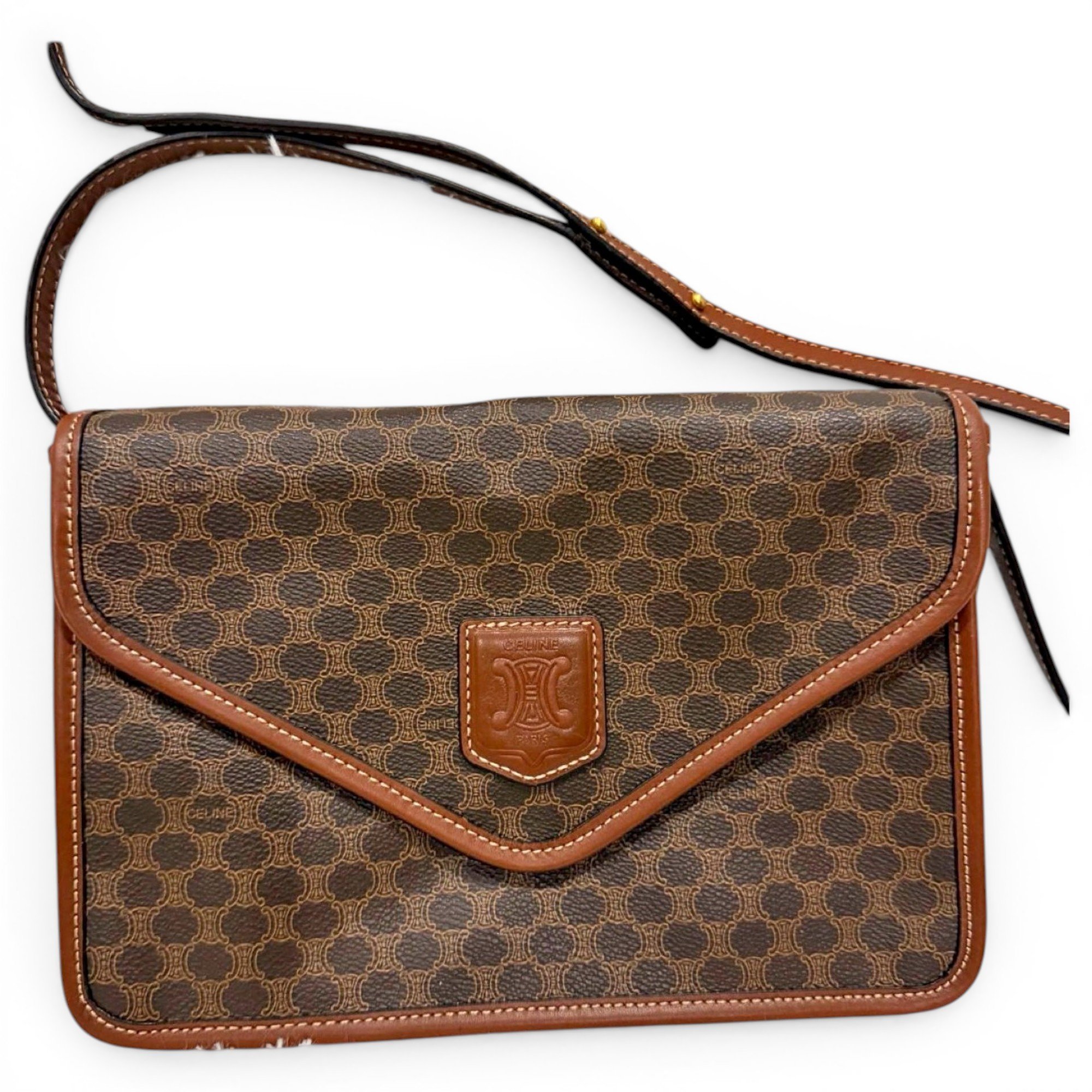 Triomphe leather handbag