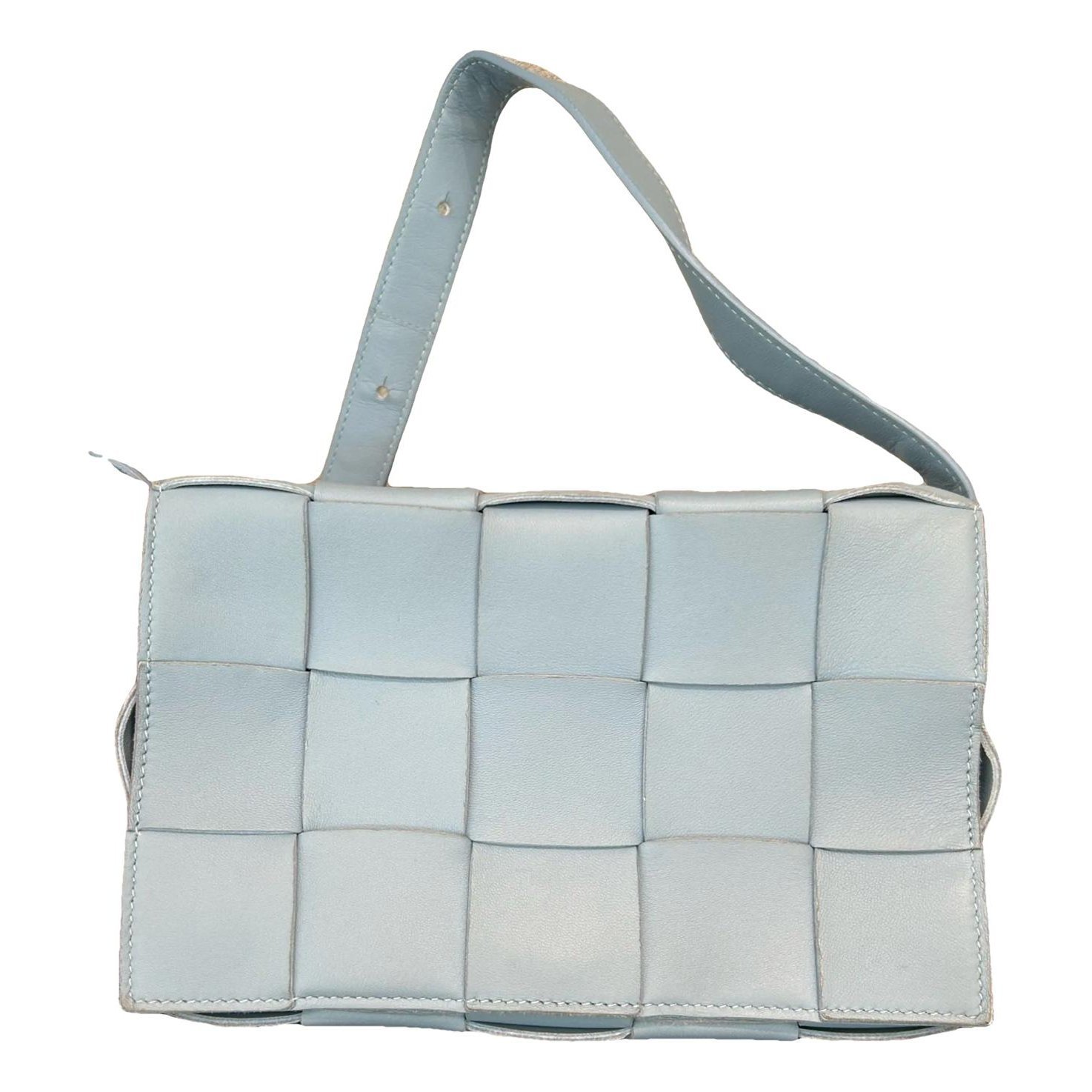 Cassette leather handbag