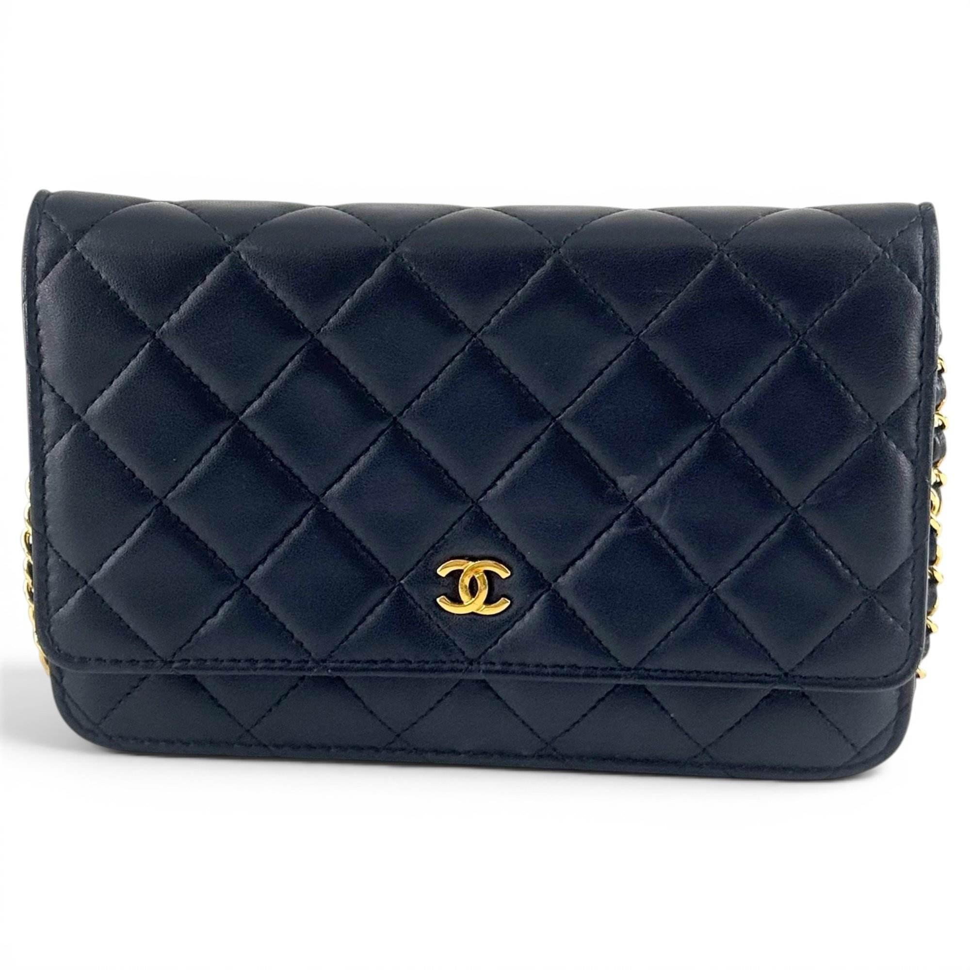 Wallet On Chain Timeless/Classique leather crossbody bag