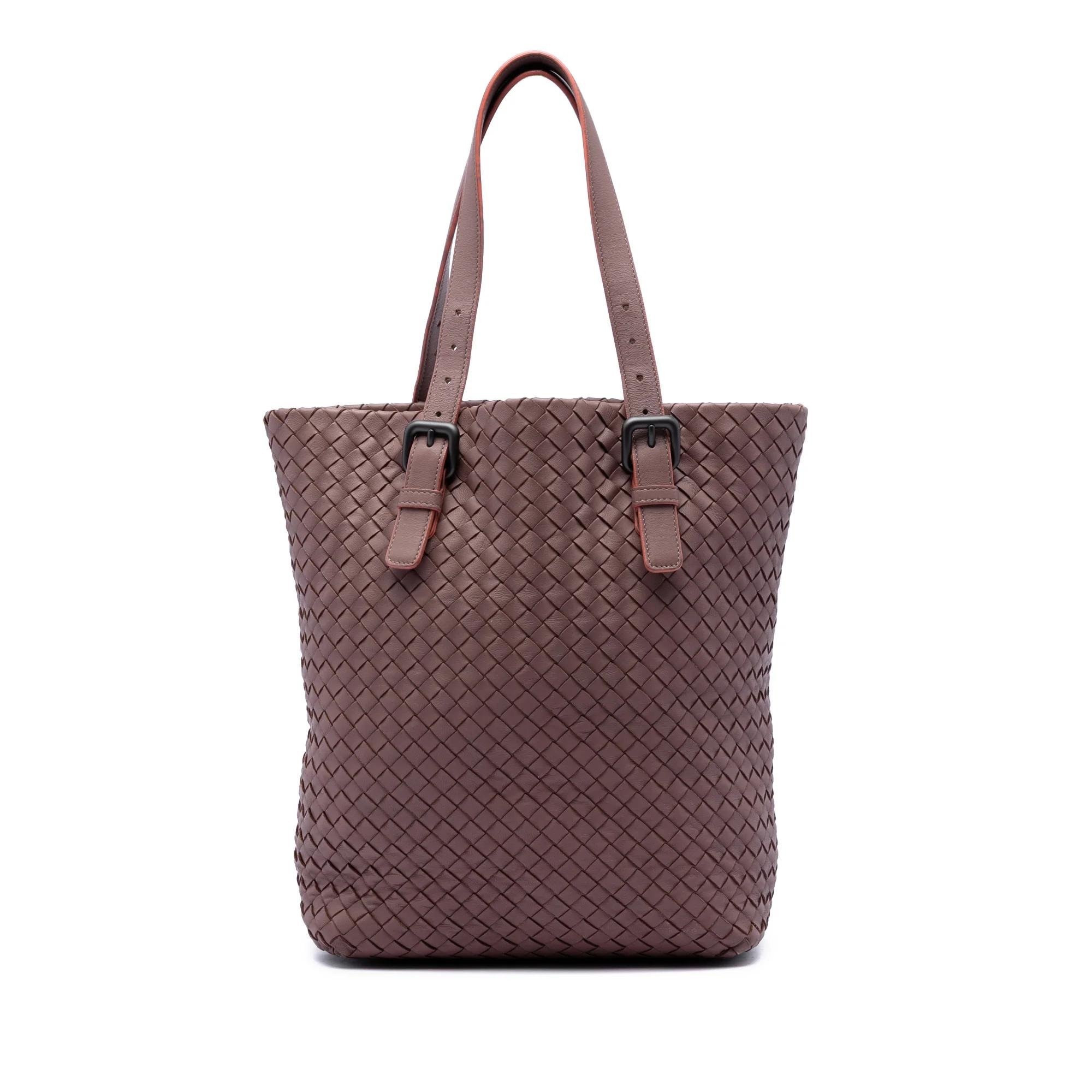 Leather tote