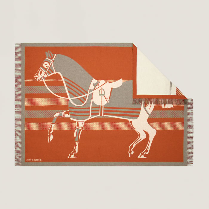Cheval a La Couverture Blanket