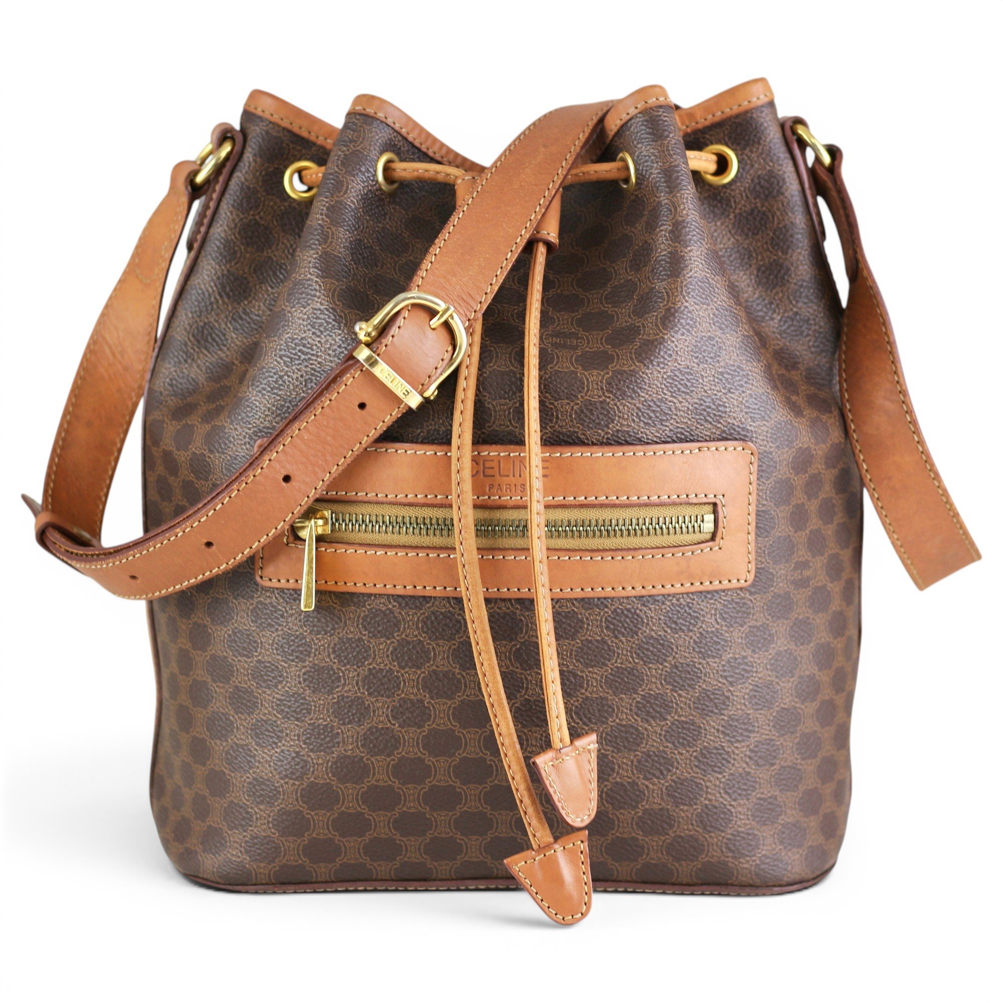 SAC SEAU leather handbag