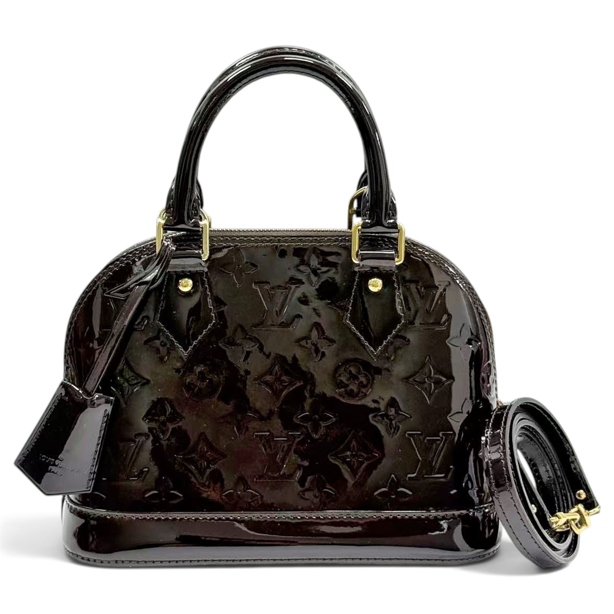 Alma BB patent leather handbag