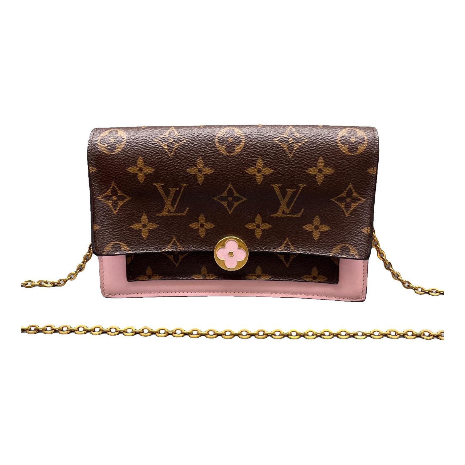 Flore chain leather handbag