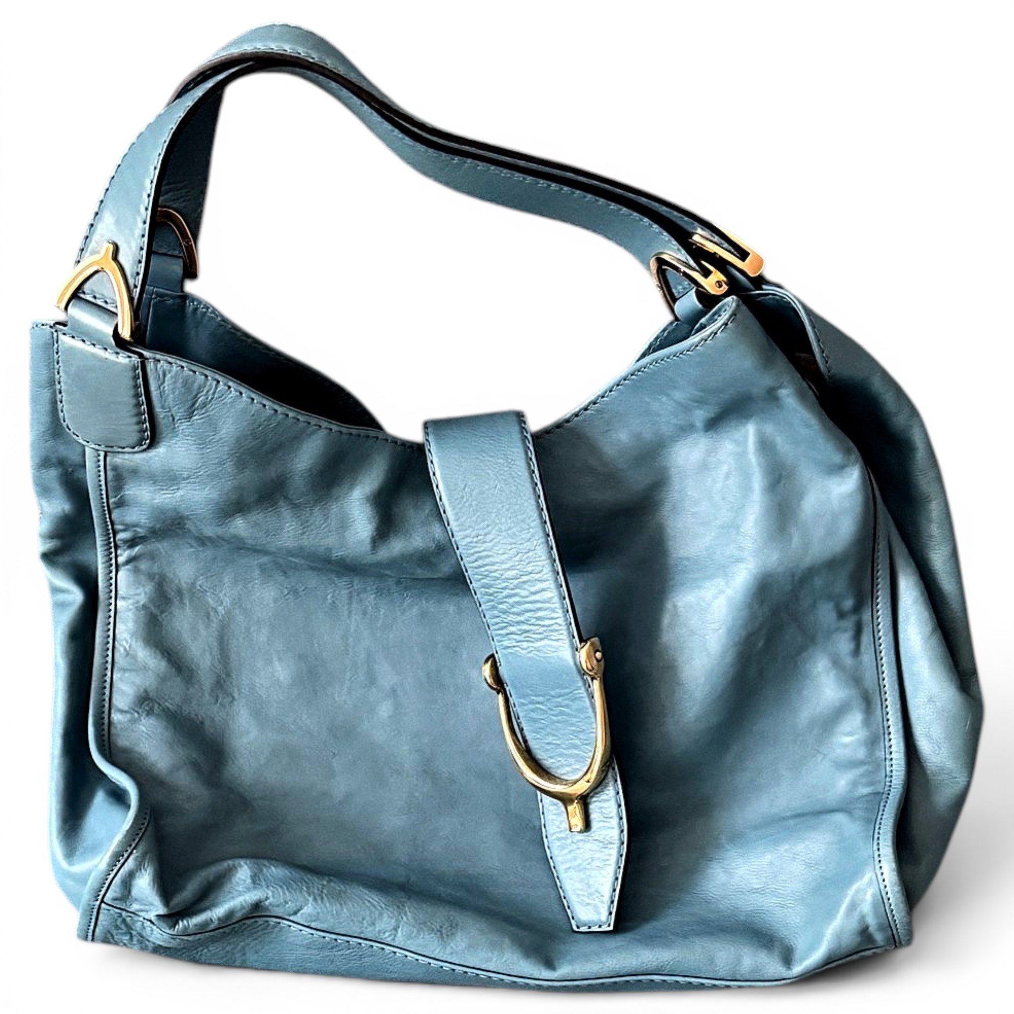 Stirrup leather handbag