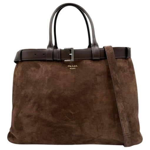 Buckle leather crossbody bag