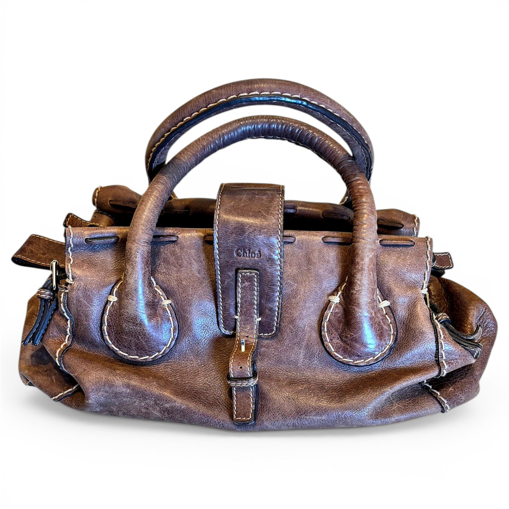 Leather handbag