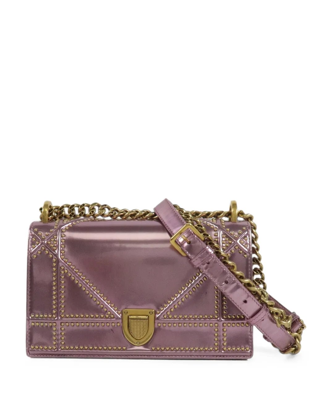 Dior small Diorama studded shoulder bag
