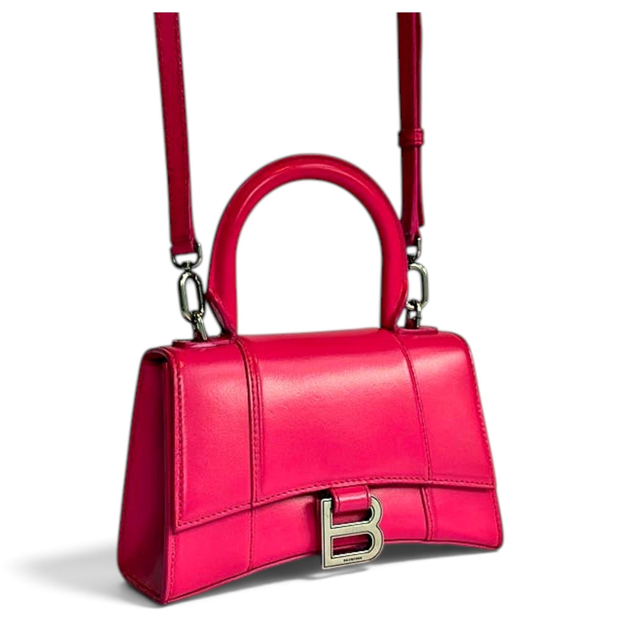 Balenciaga Hourglass leather handbag