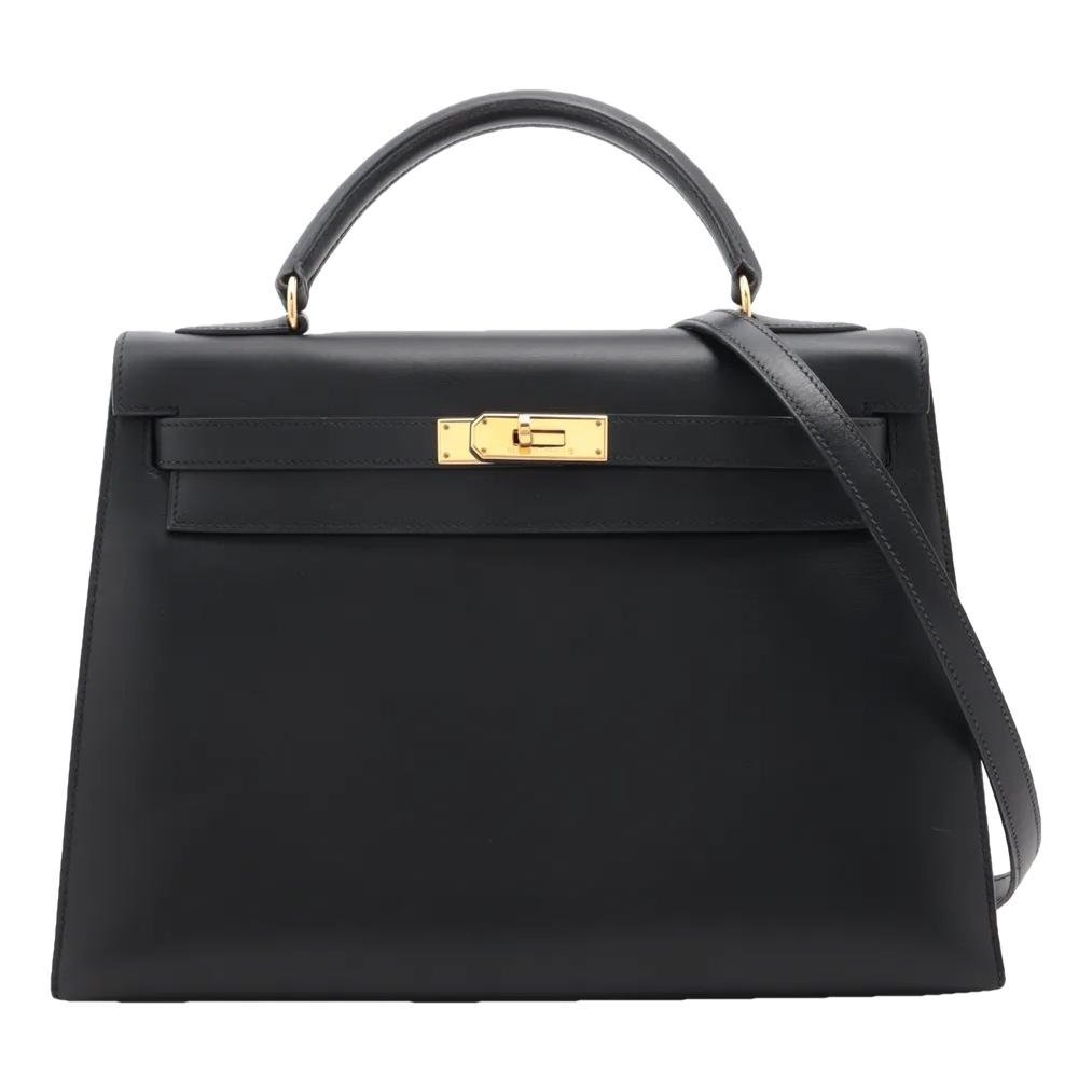 Kelly 32 leather handbag