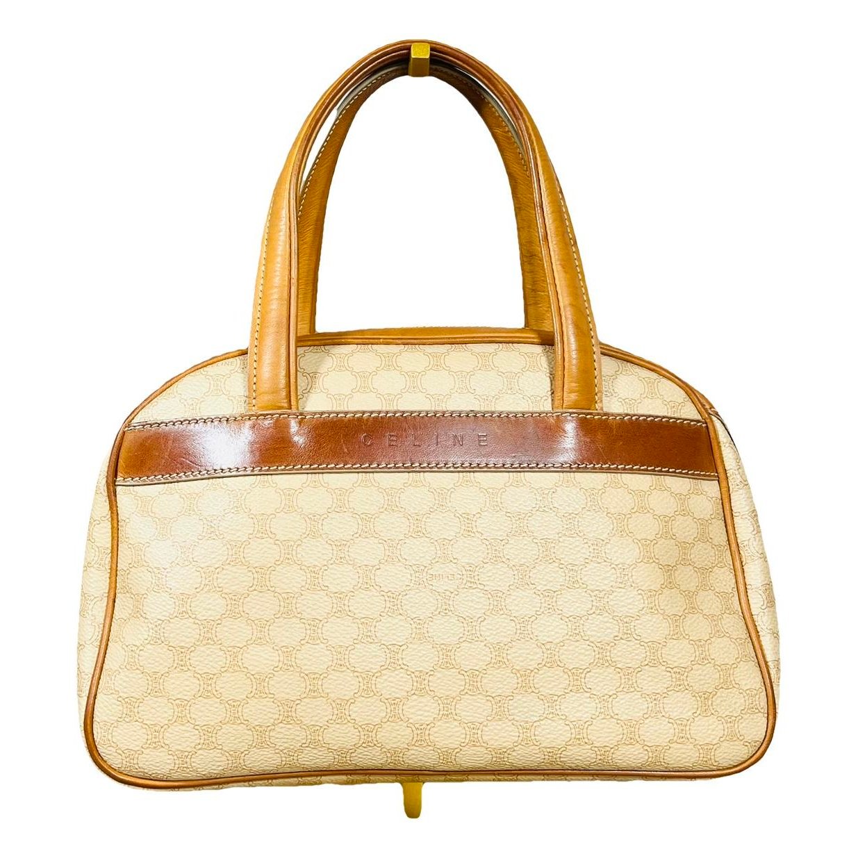 Leather bowling bag