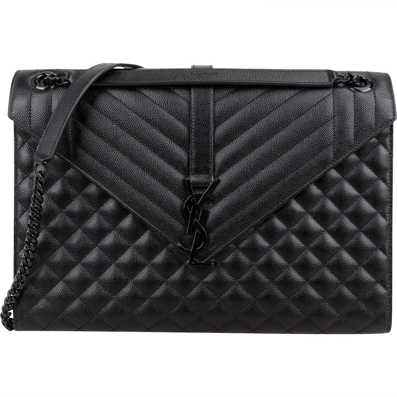 Envelope leather crossbody bag