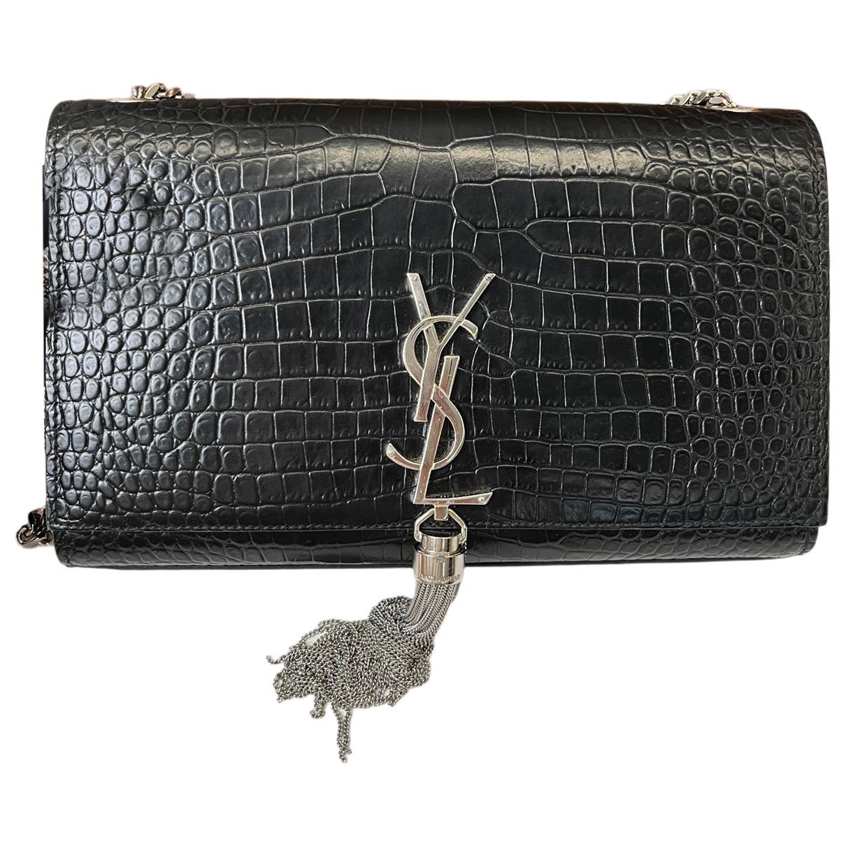 Pompom Kate leather handbag