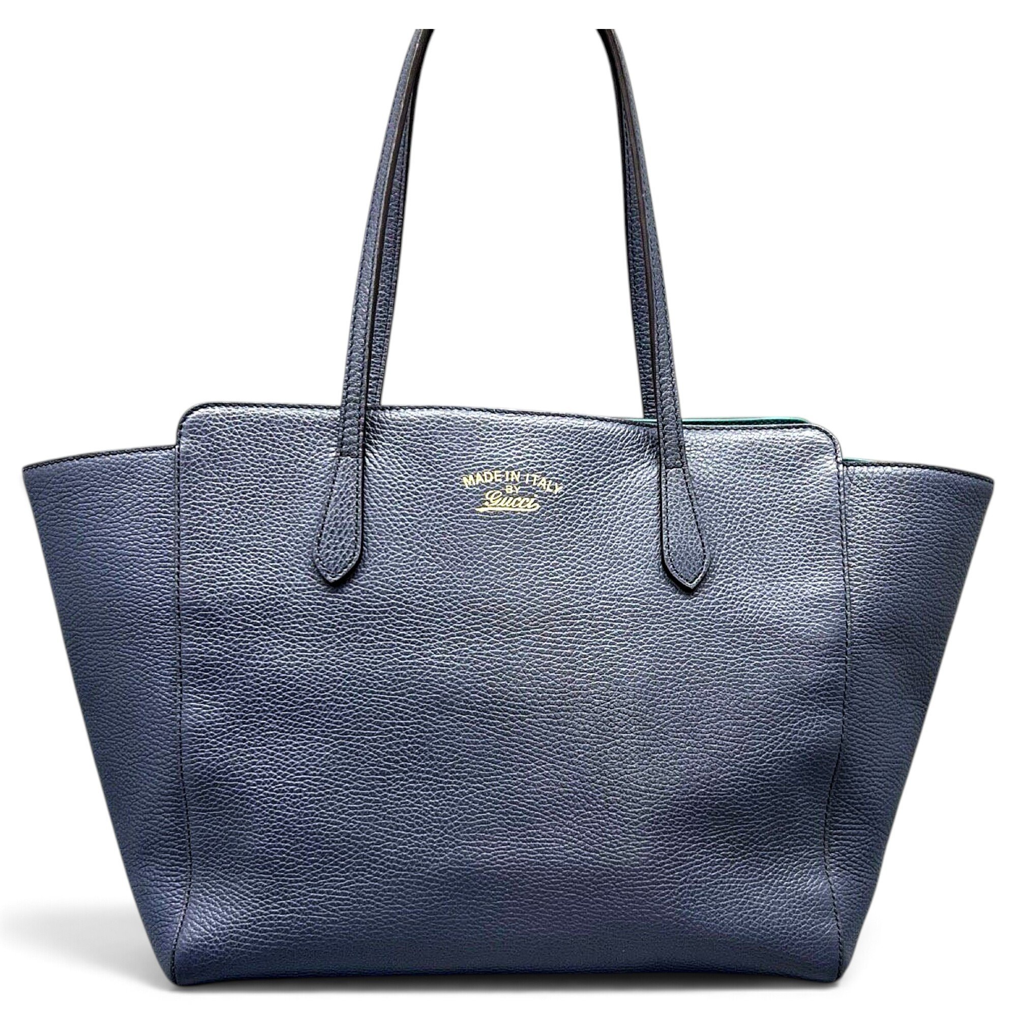Swing leather tote
