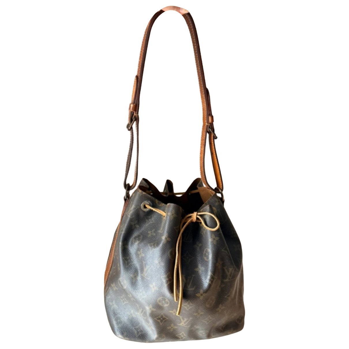 Poche Noé leather handbag