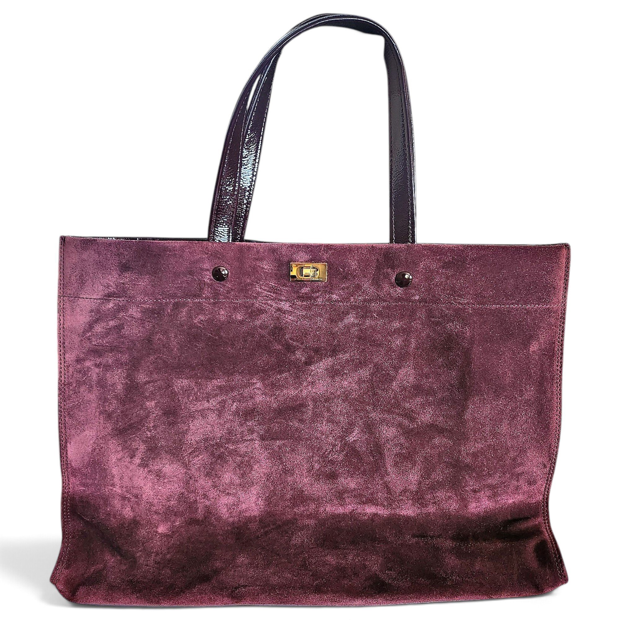 Leather tote