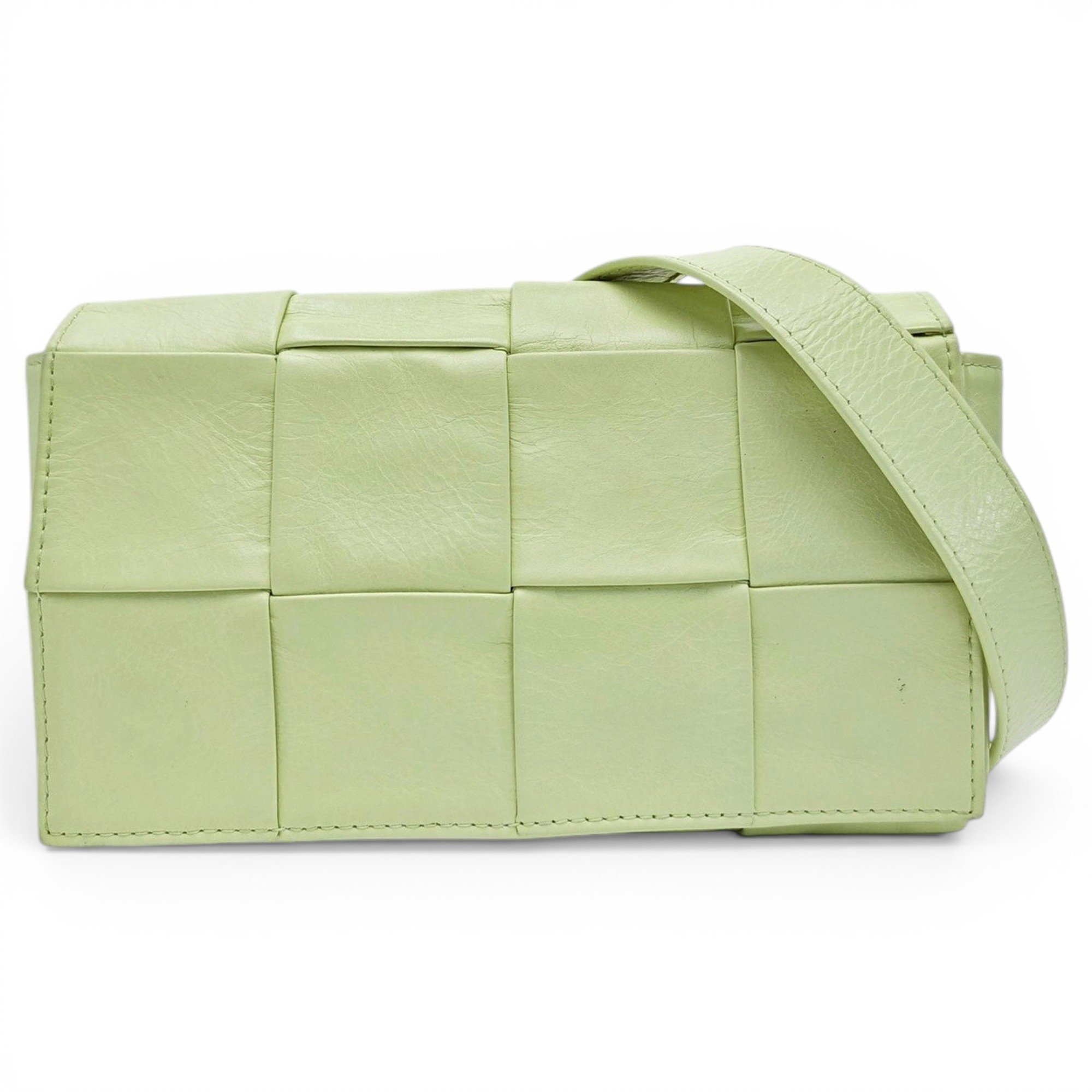 Brick Cassette leather handbag