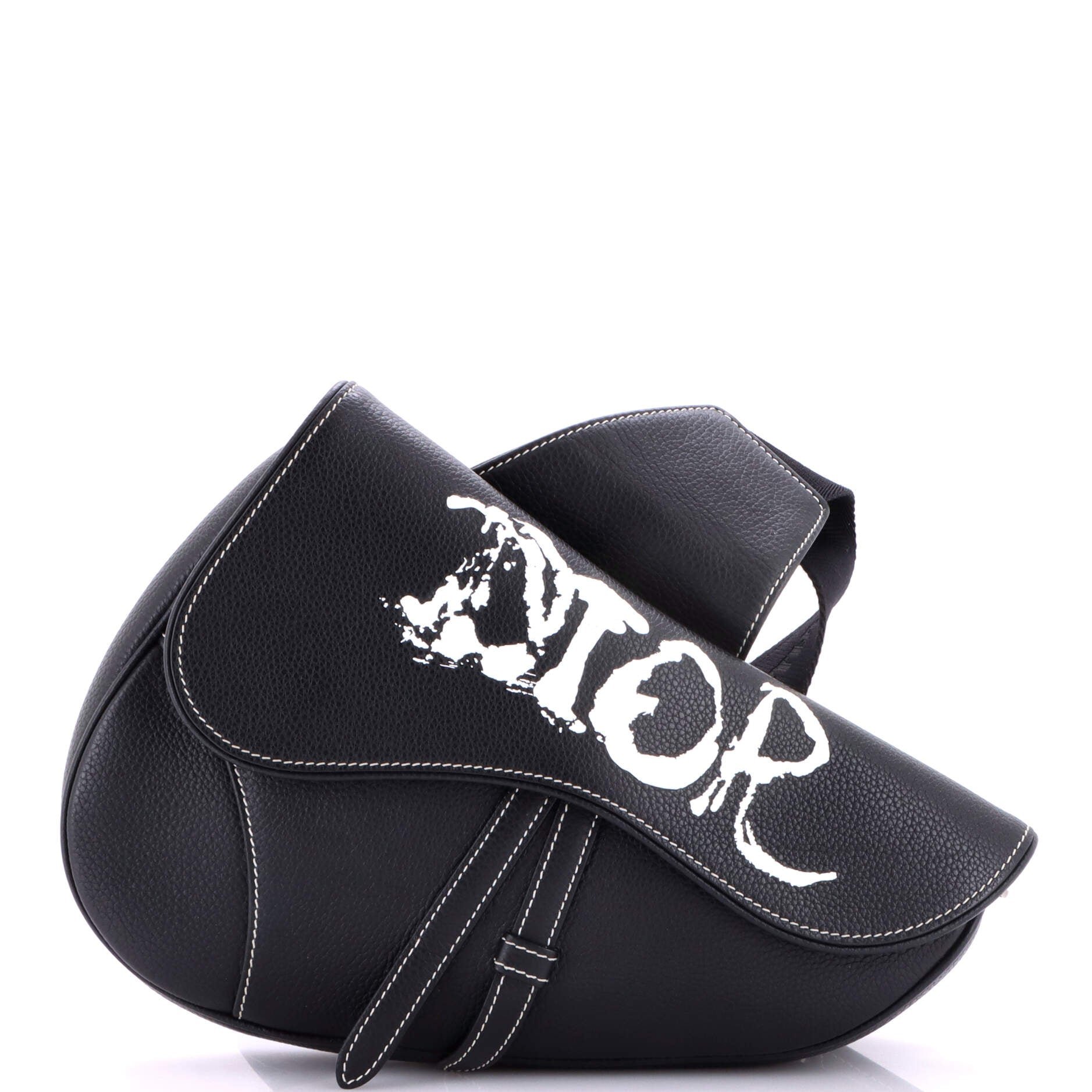 Peter Doig Saddle Bag Printed Leather Medium