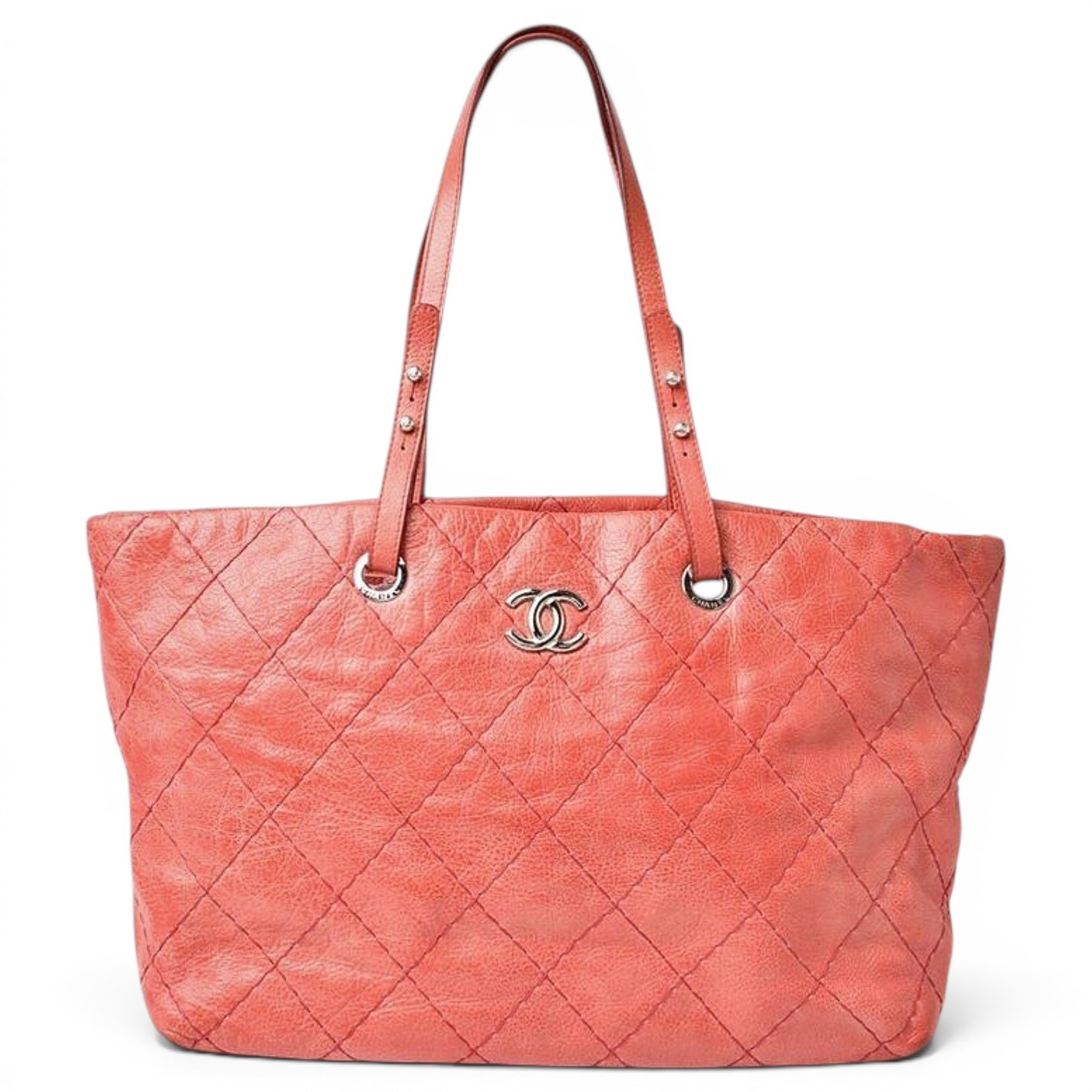 Leather tote