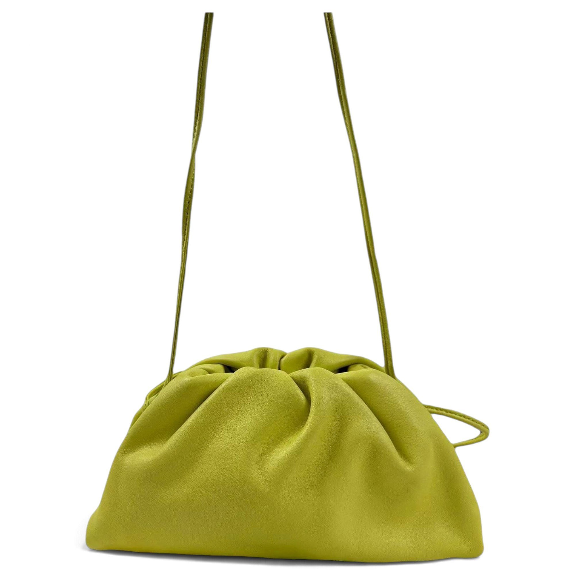 Pouch leather handbag