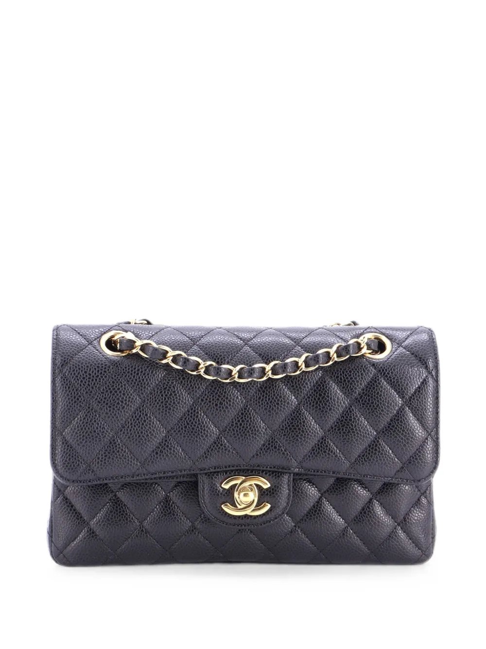 Classic Double Flap Bag Quilted Caviar Small shoulder bag