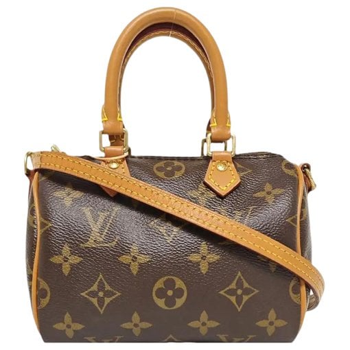 Louis Vuitton Nano Speedy / Mini HL leather handbag