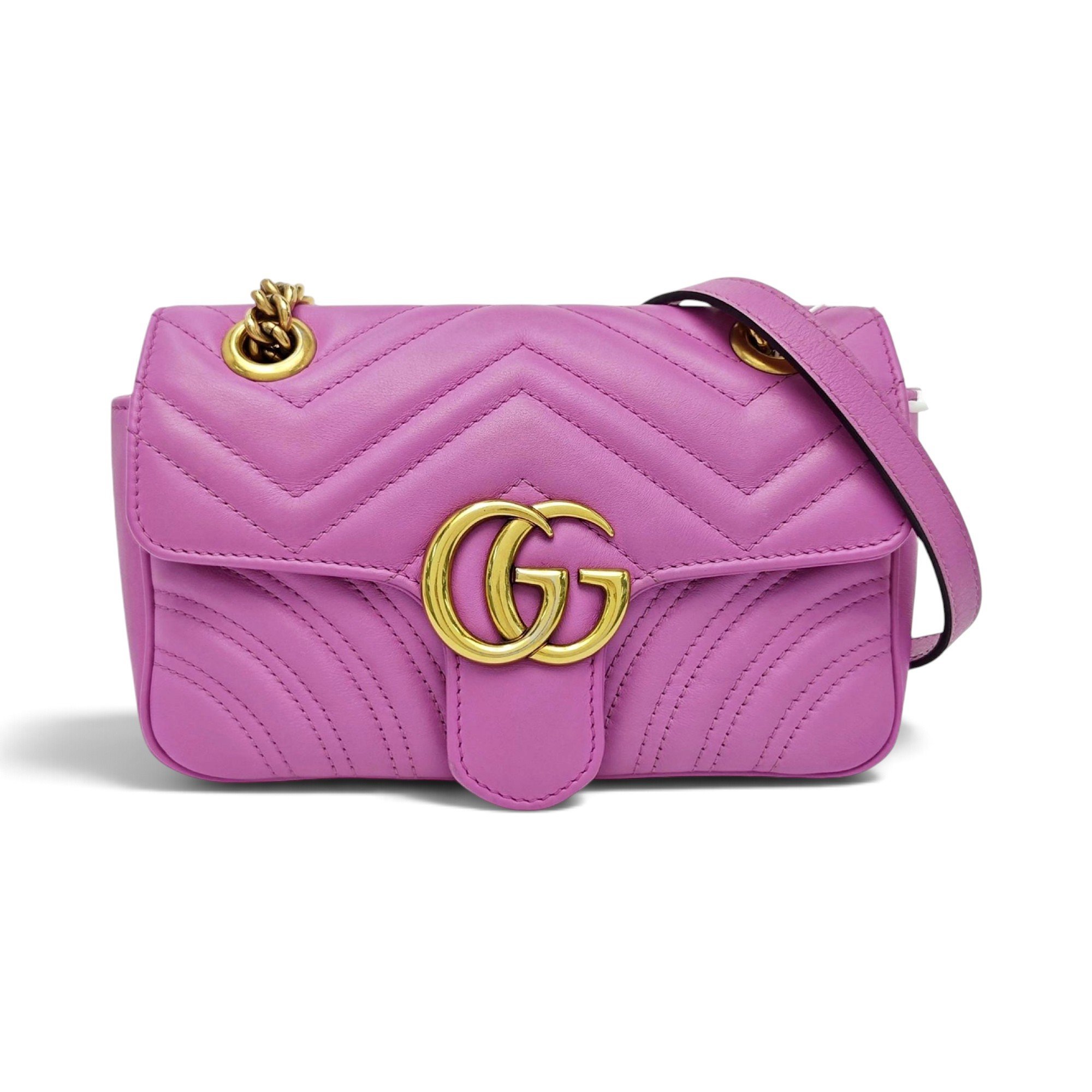 GG Marmont Flap leather handbag