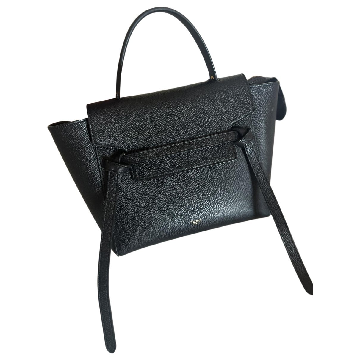 Belt leather handbag