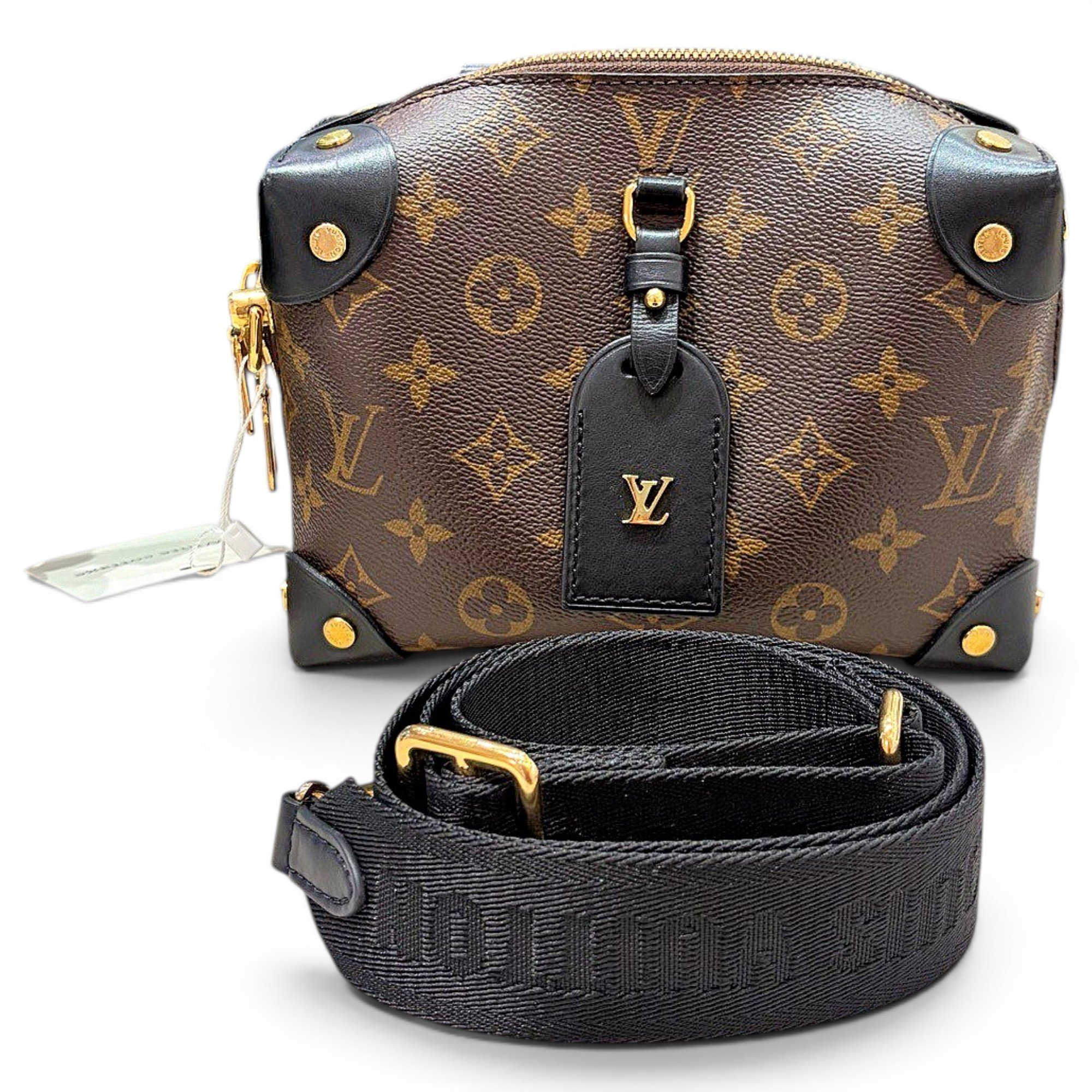 Petite Malle Souple leather handbag