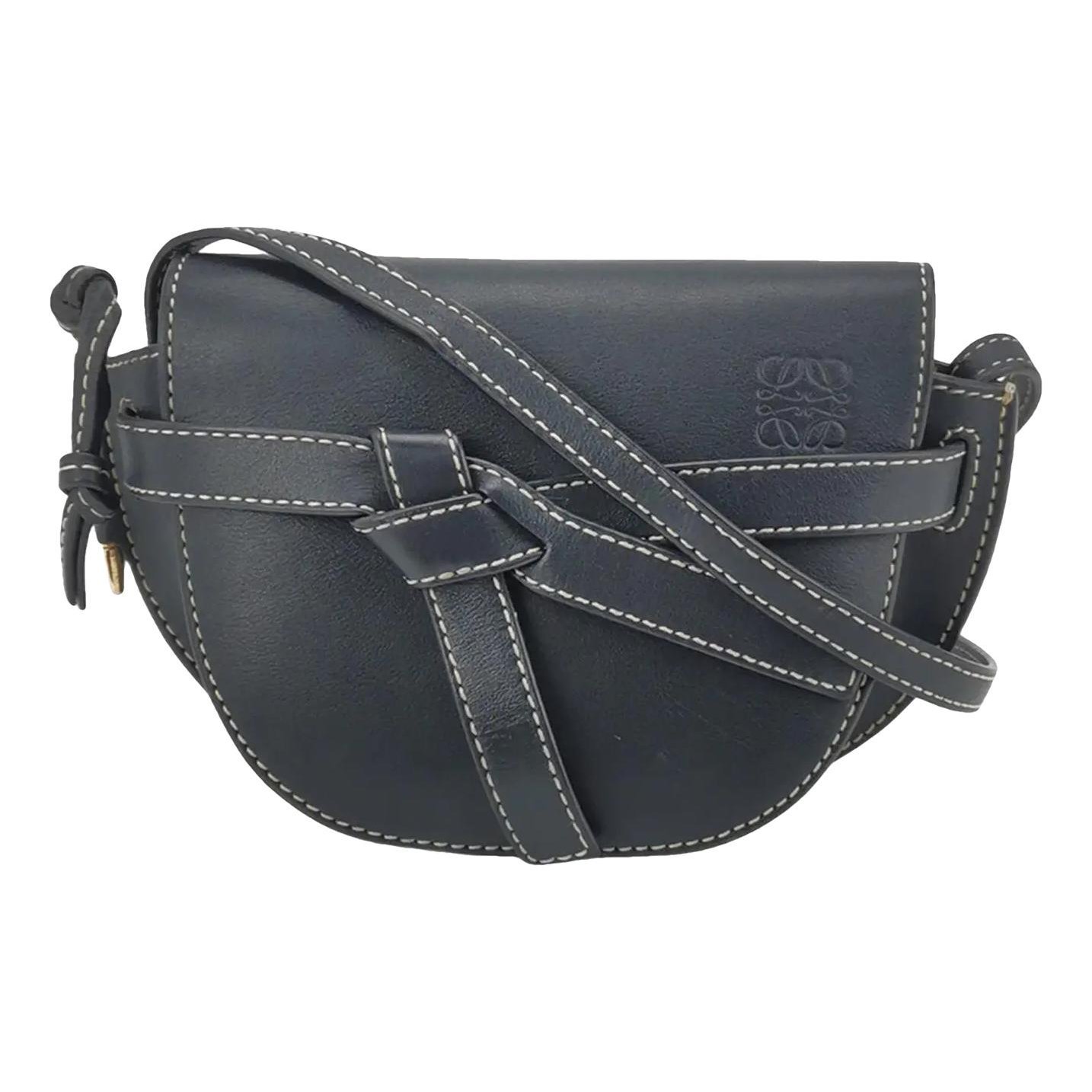 Gate leather crossbody bag