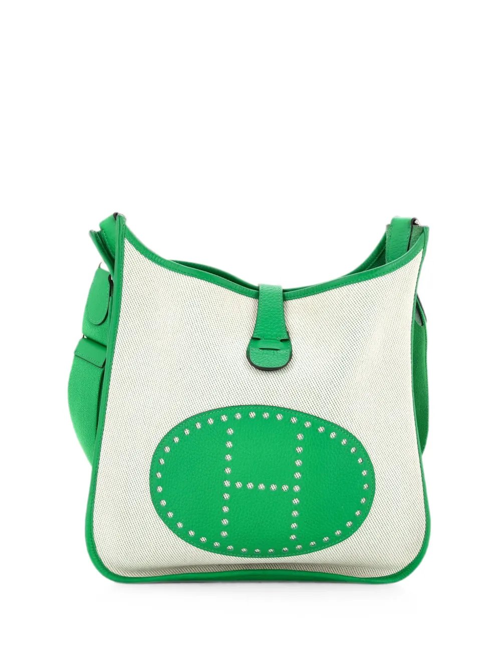 Evelyne Bag Gen III Toile and Leather GM crossbody bag