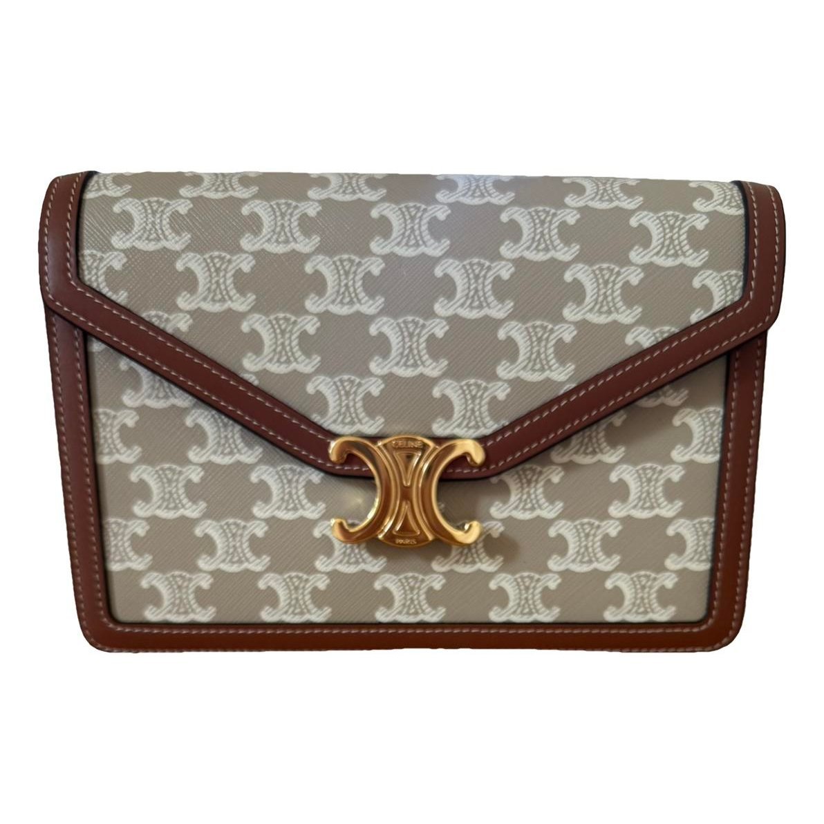 Triomphe leather handbag