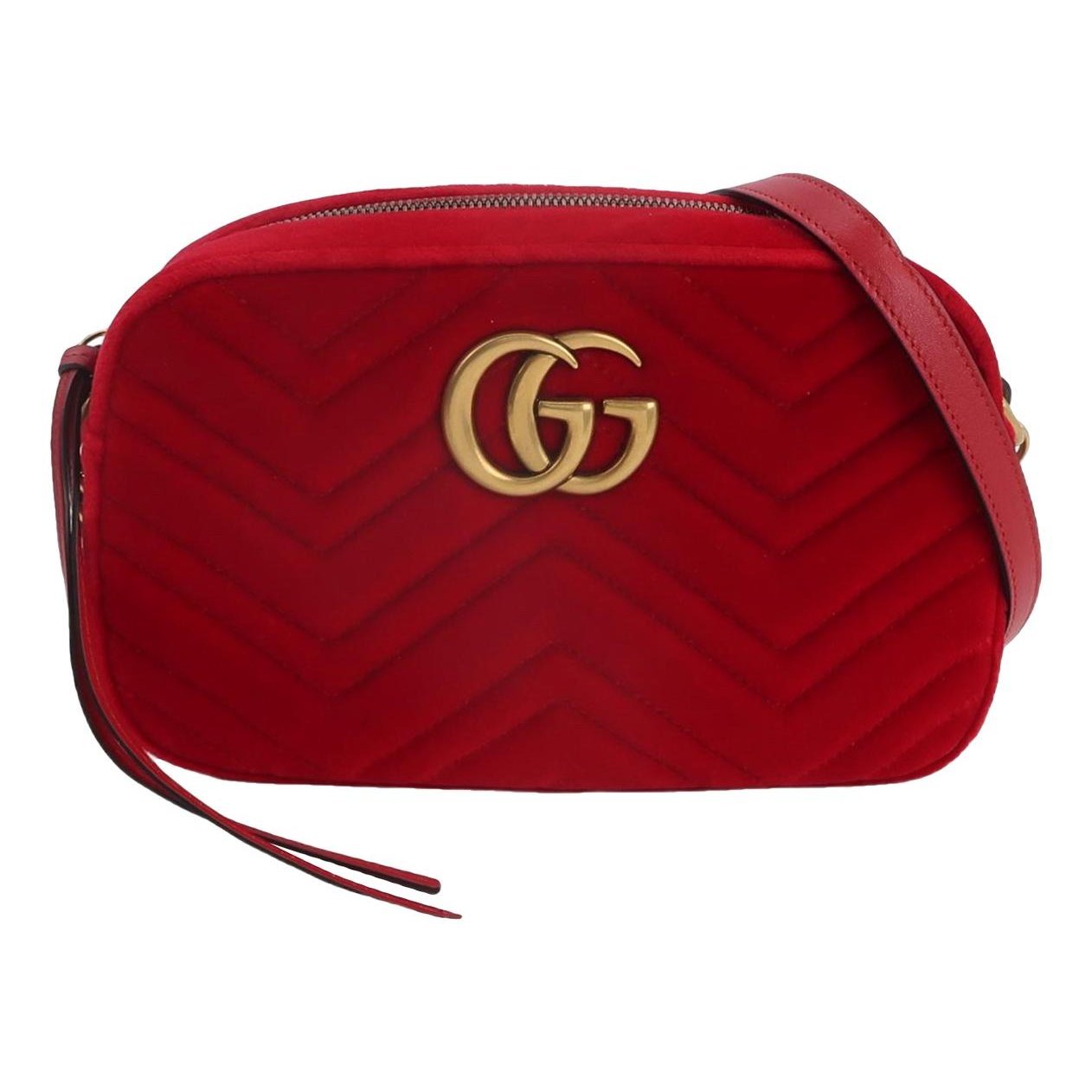 GG Marmont velvet handbag