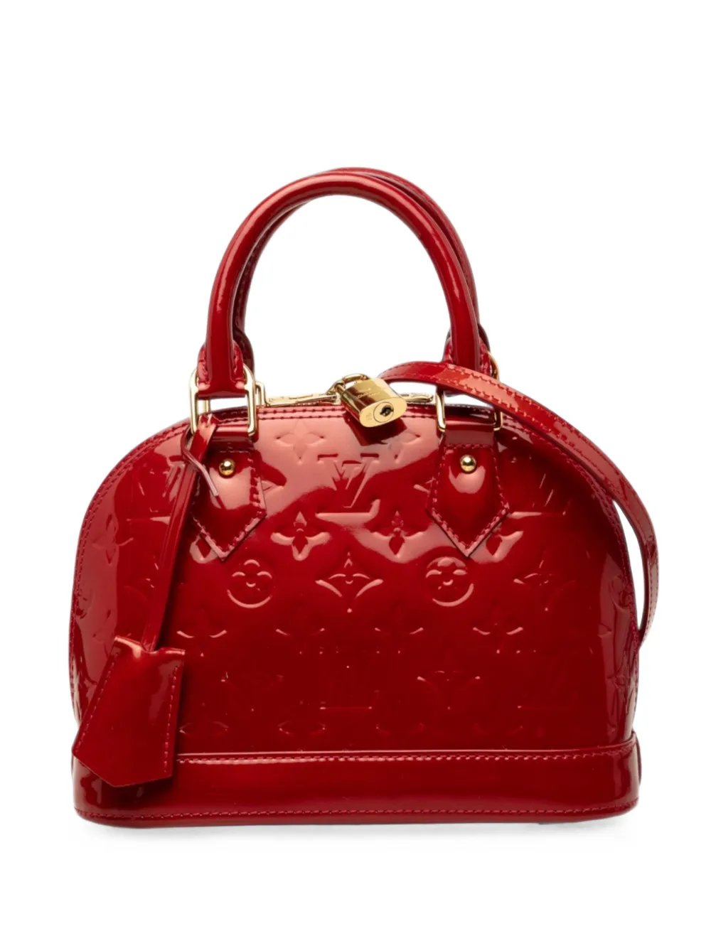 2013 Monogram Vernis Alma BB satchel