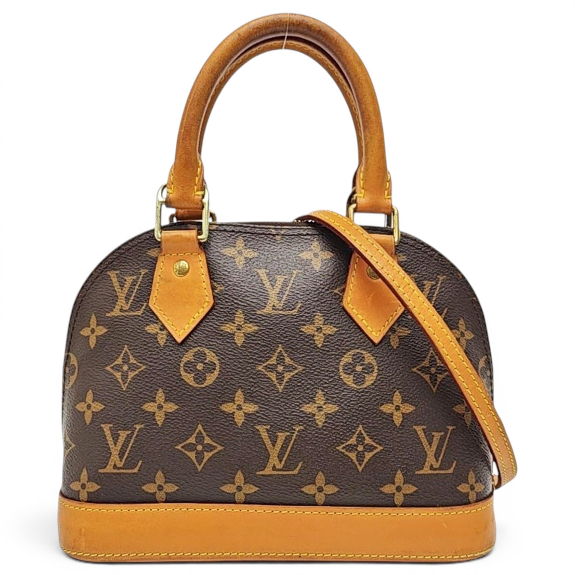 Alma leather handbag