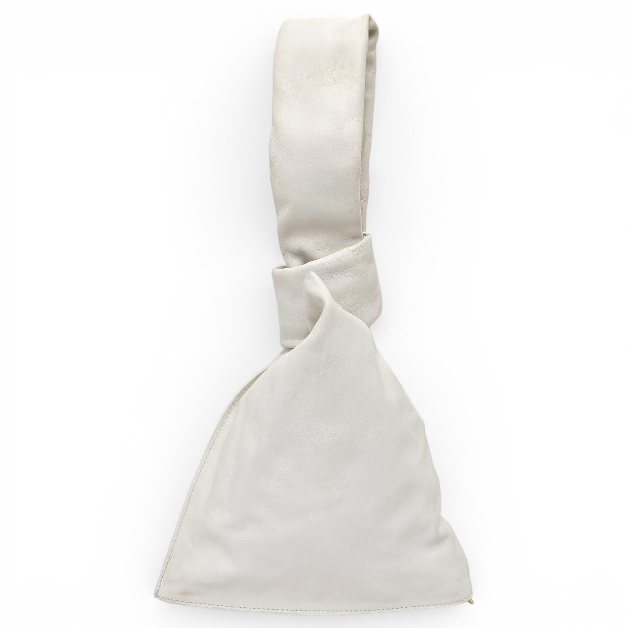 Twist leather handbag