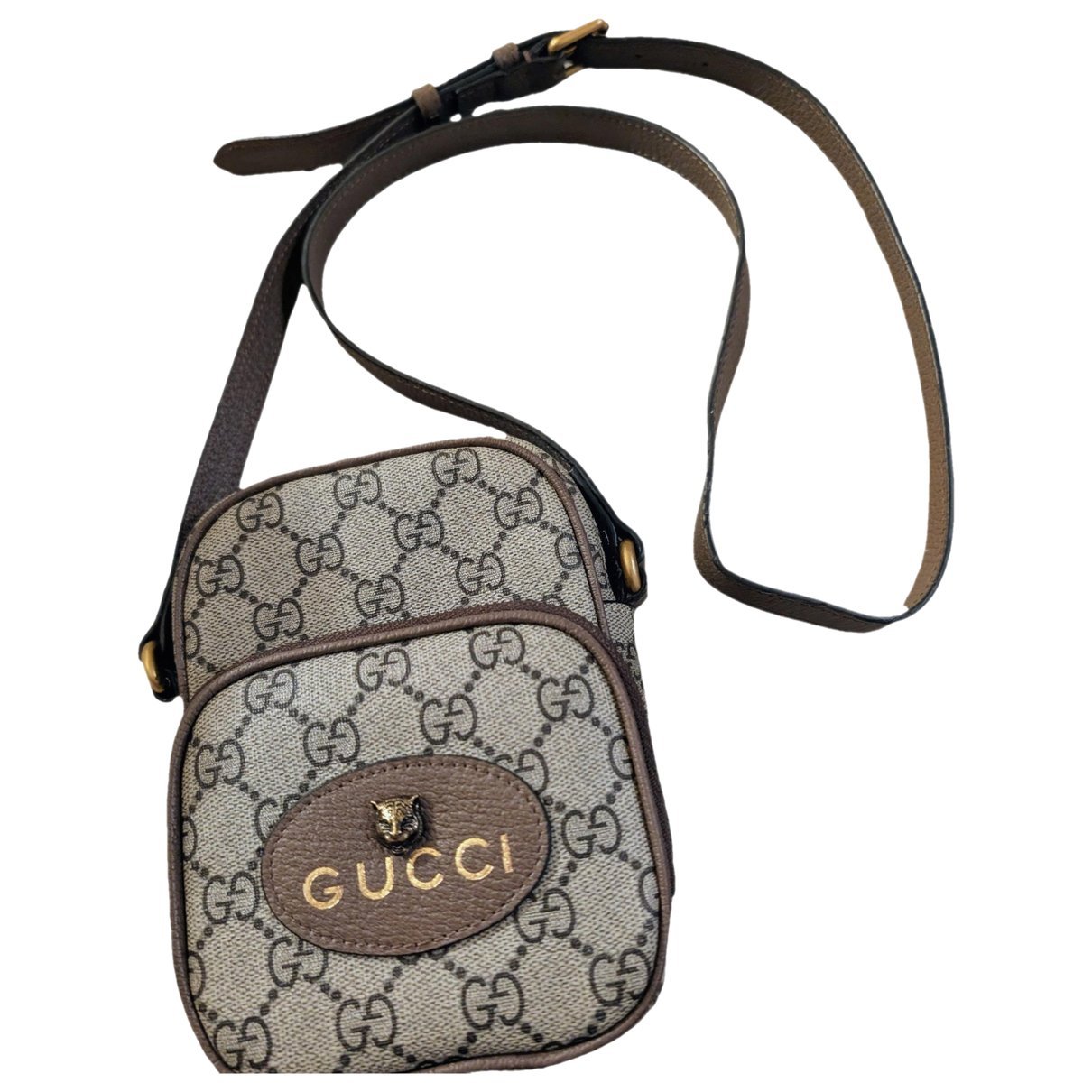 GG Marmont Zip Messenger leather handbag