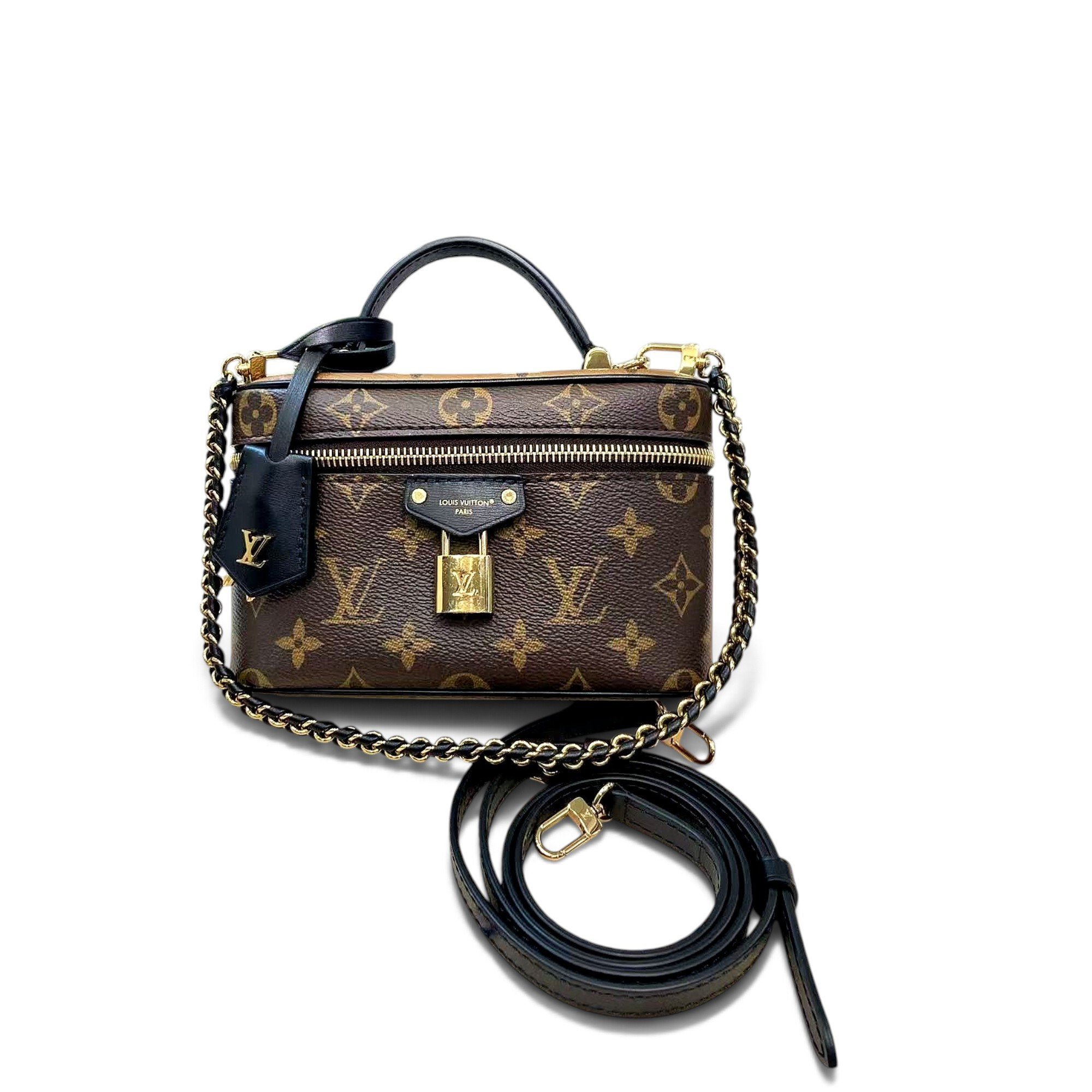 Vanity leather mini bag