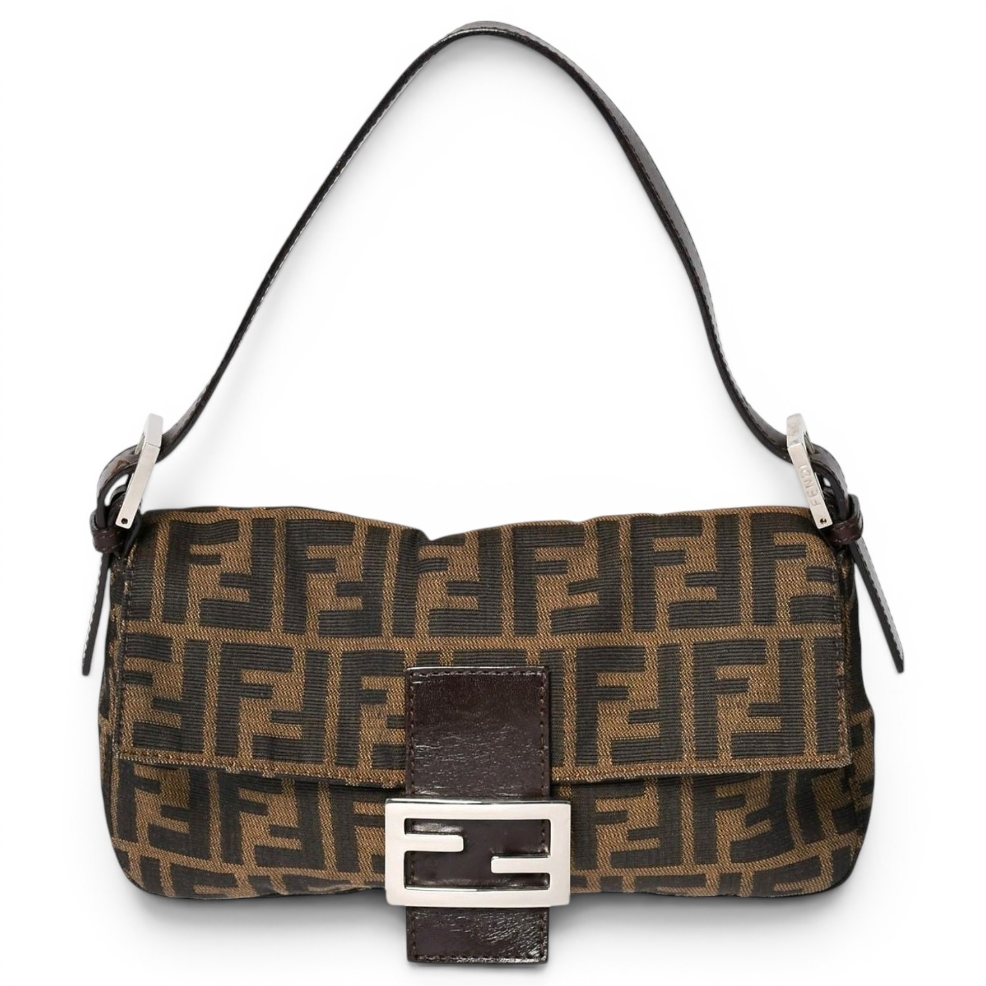 Baguette leather handbag