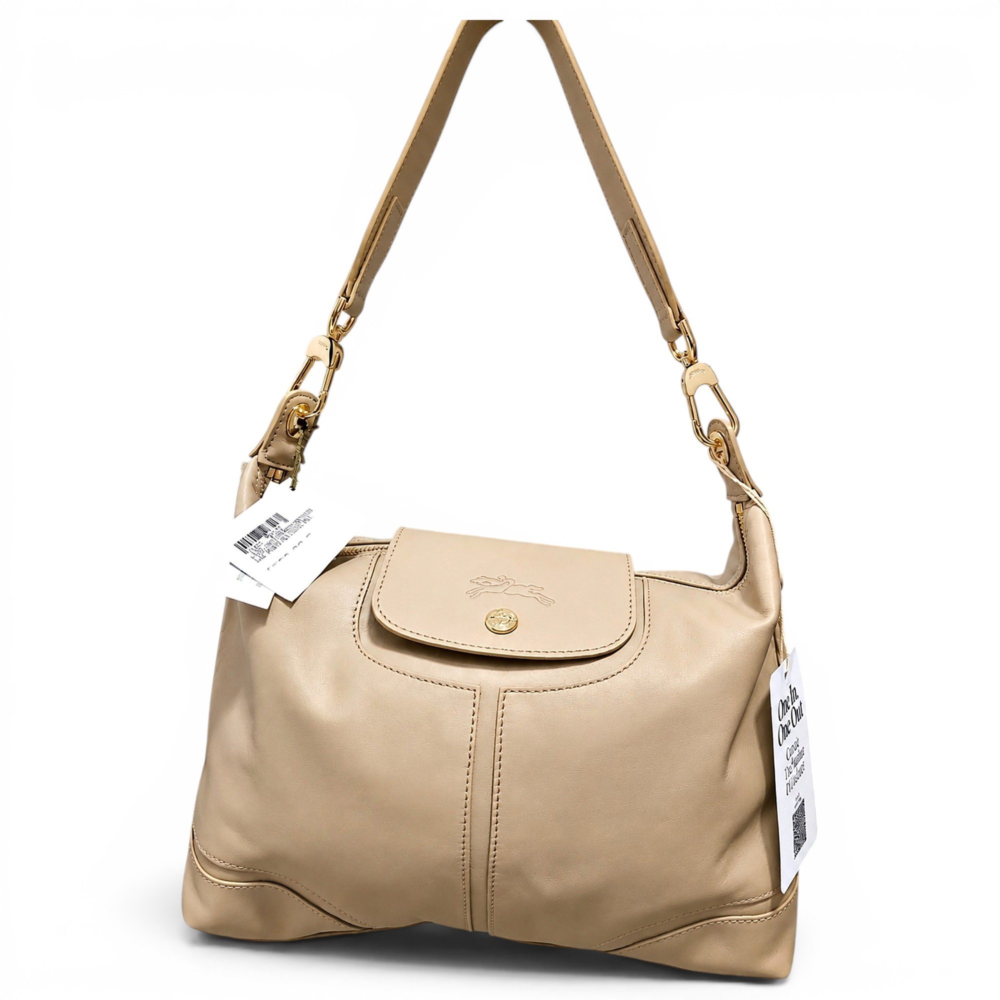 Pliage leather handbag